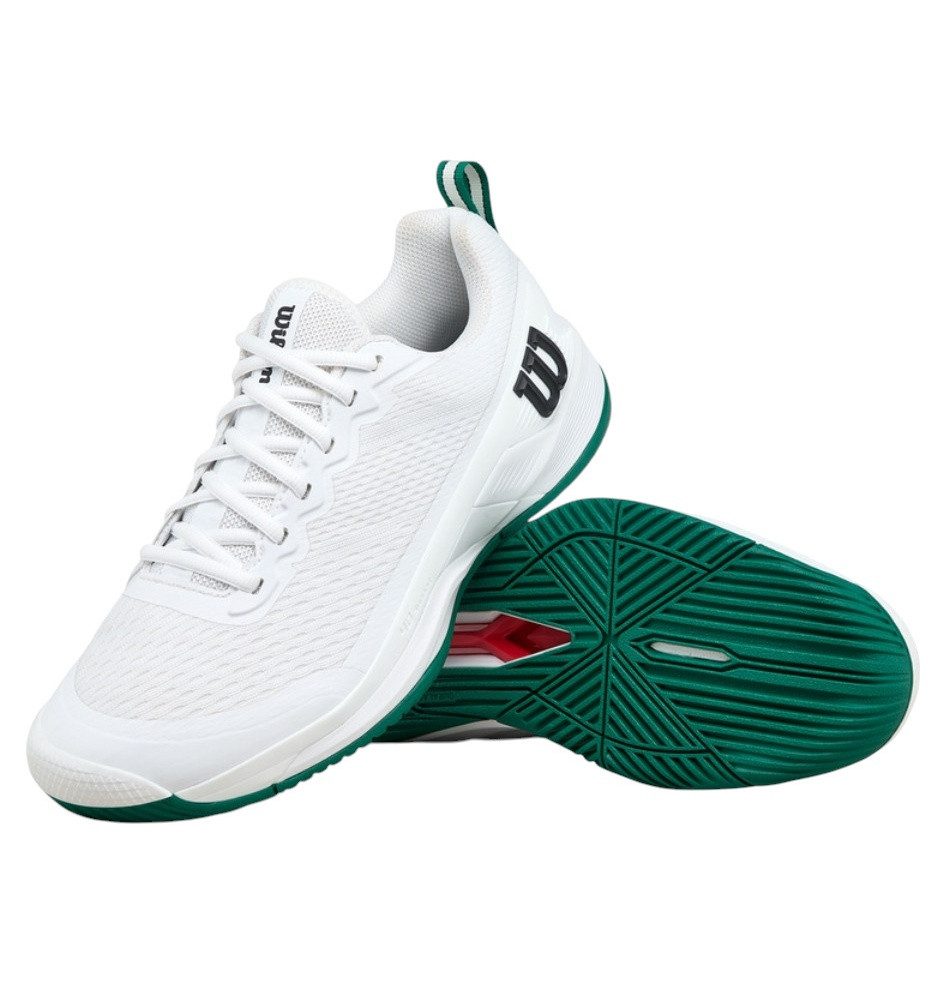 Wilson Rush Pro 4.5 Allcourt (Stabilität) 2025 weiss/grün Herren Tennisschuh