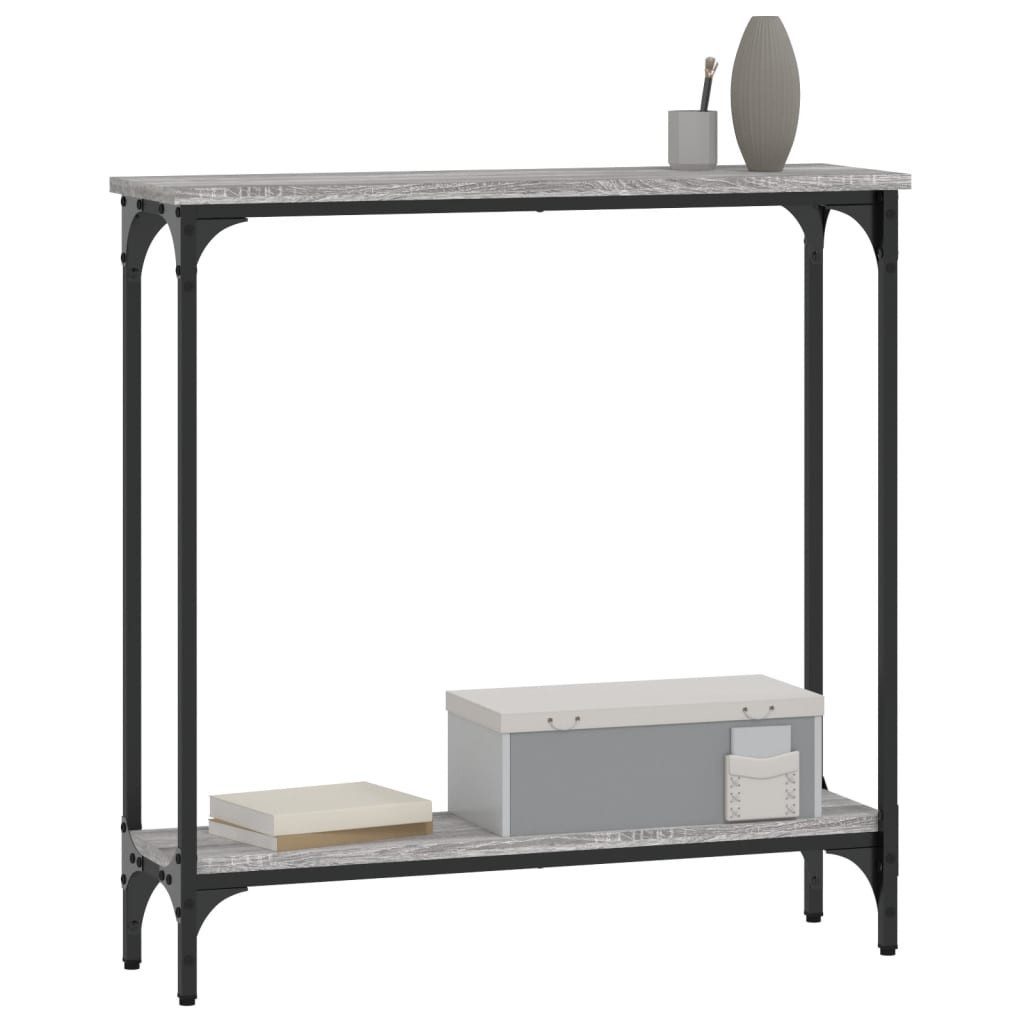 vidaXL Beistelltisch Konsolentisch Grau Sonoma 75x22,5x75 günstig online kaufen