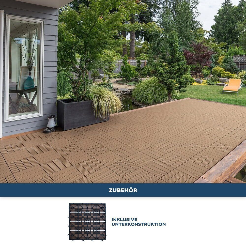 HOME DELUXE Holzfliesen WPC Holzfliesen BAVARO günstig online kaufen