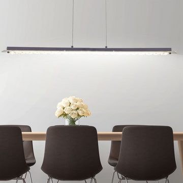 etc-shop LED Pendelleuchte, LED-Leuchtmittel fest verbaut, Warmweiß, Hängeleuchte Deckenlampe LED Wohnzimmer hängend Pendelleuchte