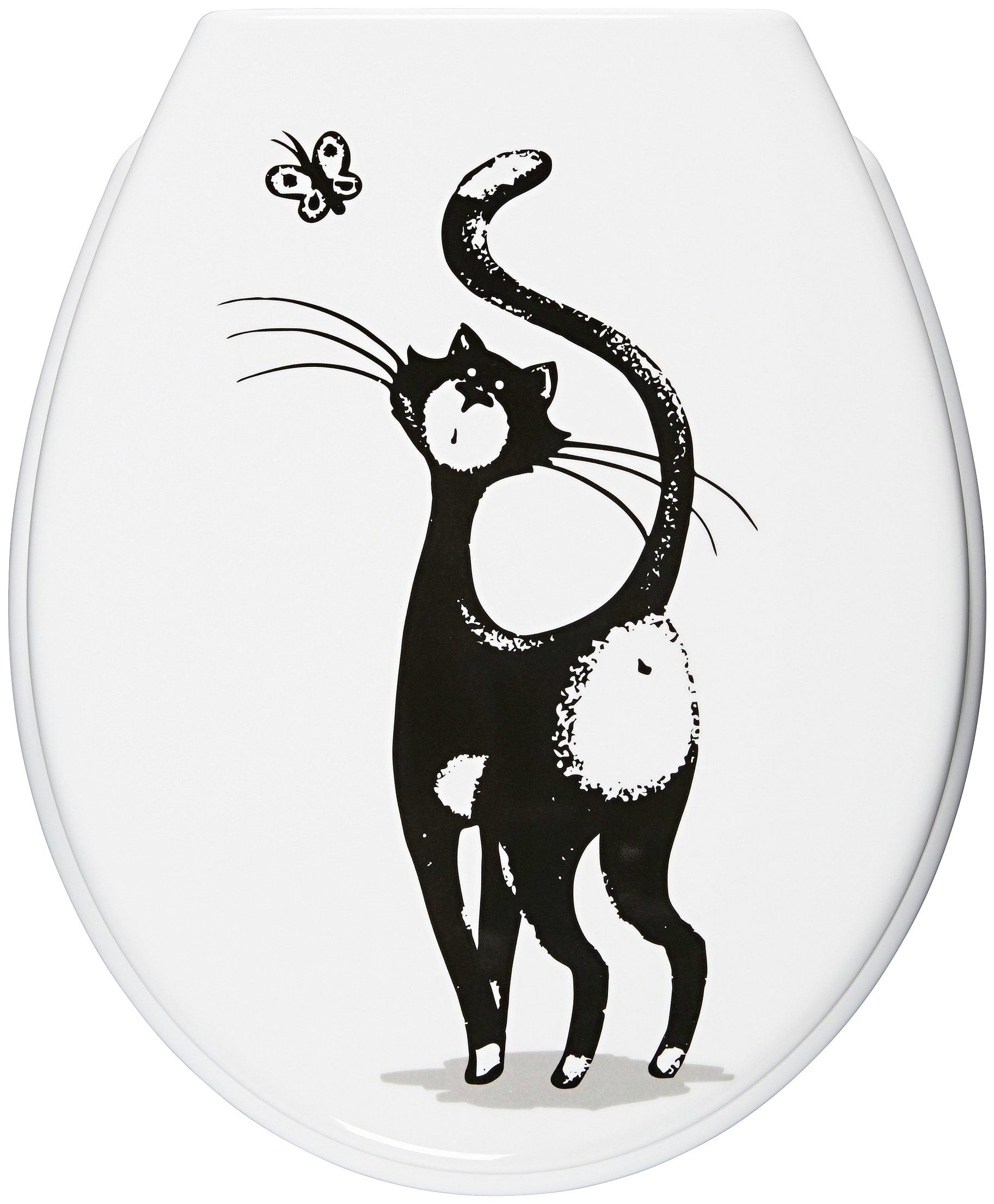 ADOB WC-Sitz Katze, Absenkautomatik, zur Reinigung günstig online kaufen