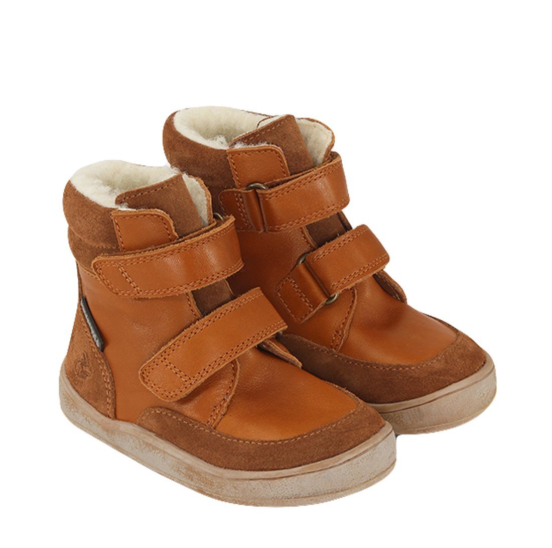 bundgaard Bundgaard Stiefel Barfußschuhe Basil Tex. Wasserdicht Wolle Braun Schnürstiefelette