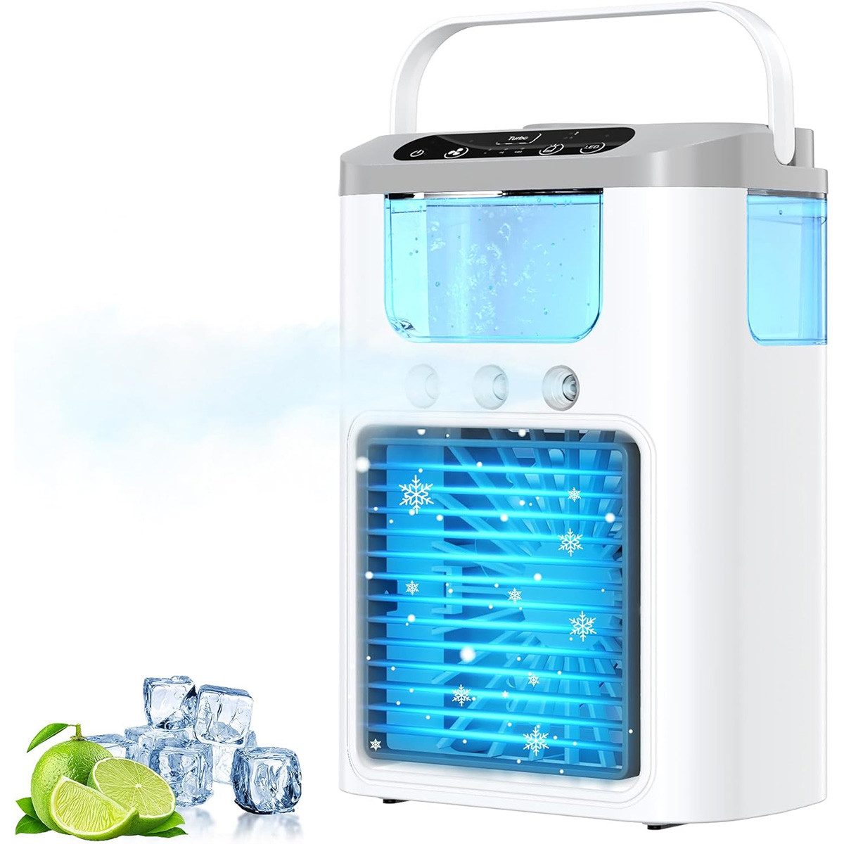Welikera Tischturmventilator Mobile Mini-Klimaanlage 3-fach Sprühfunktion&V günstig online kaufen