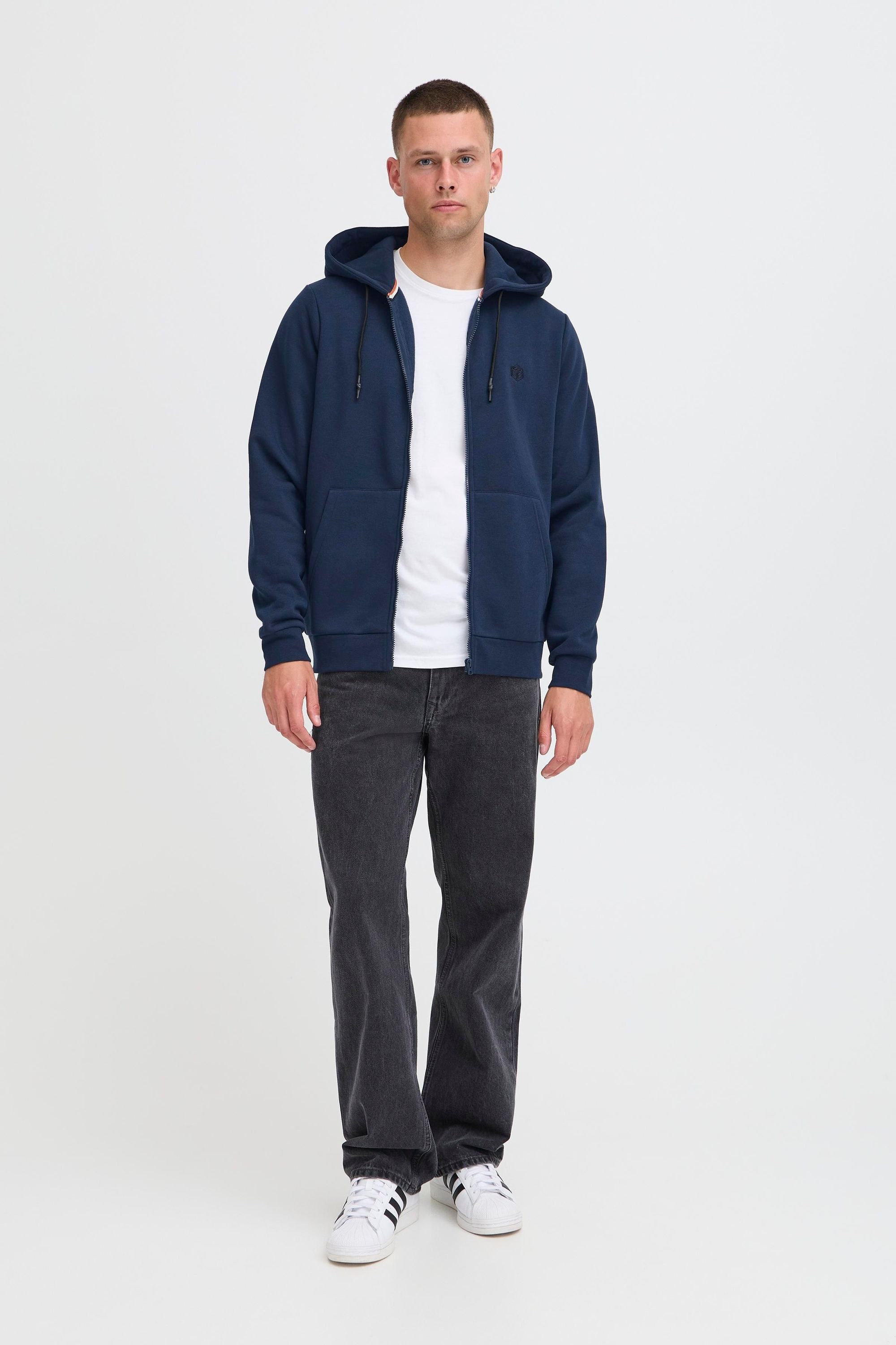 Blend Kapuzensweatjacke BHTolle Gemütliche Sweatjacke mit Kapuzeund Stickerei – Bild 3 von 5