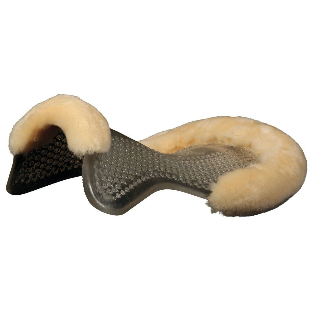 Gelpad Acavallo Gel Pad hinten erhöht mit Schaffell