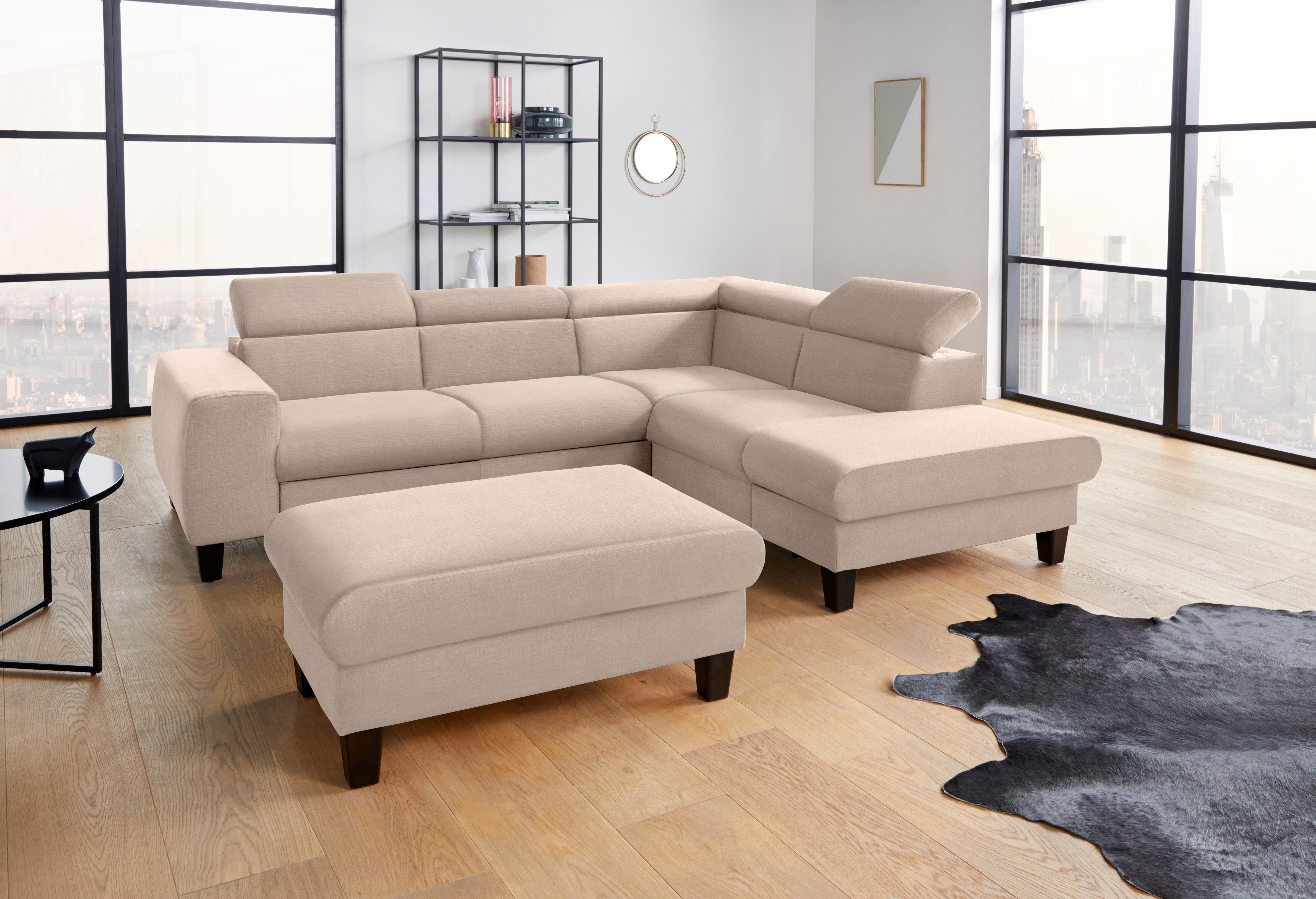 COTTA Polstergarnitur "Morven L-Form", (Set), Set bestehend aus: Ecksofa mi günstig online kaufen