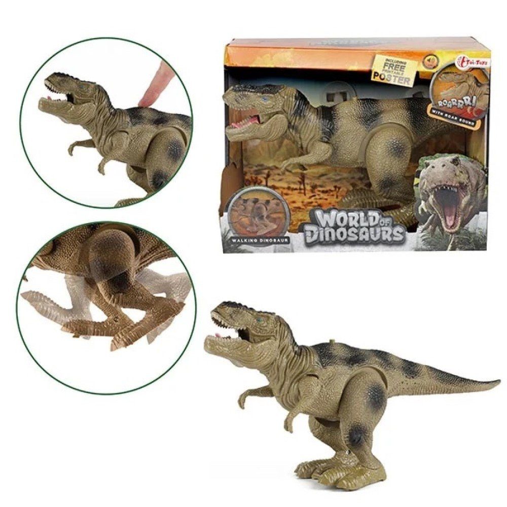 Toi-Toys Actionfigur Dinosaurier T-Rex laufender Dino mit Ton