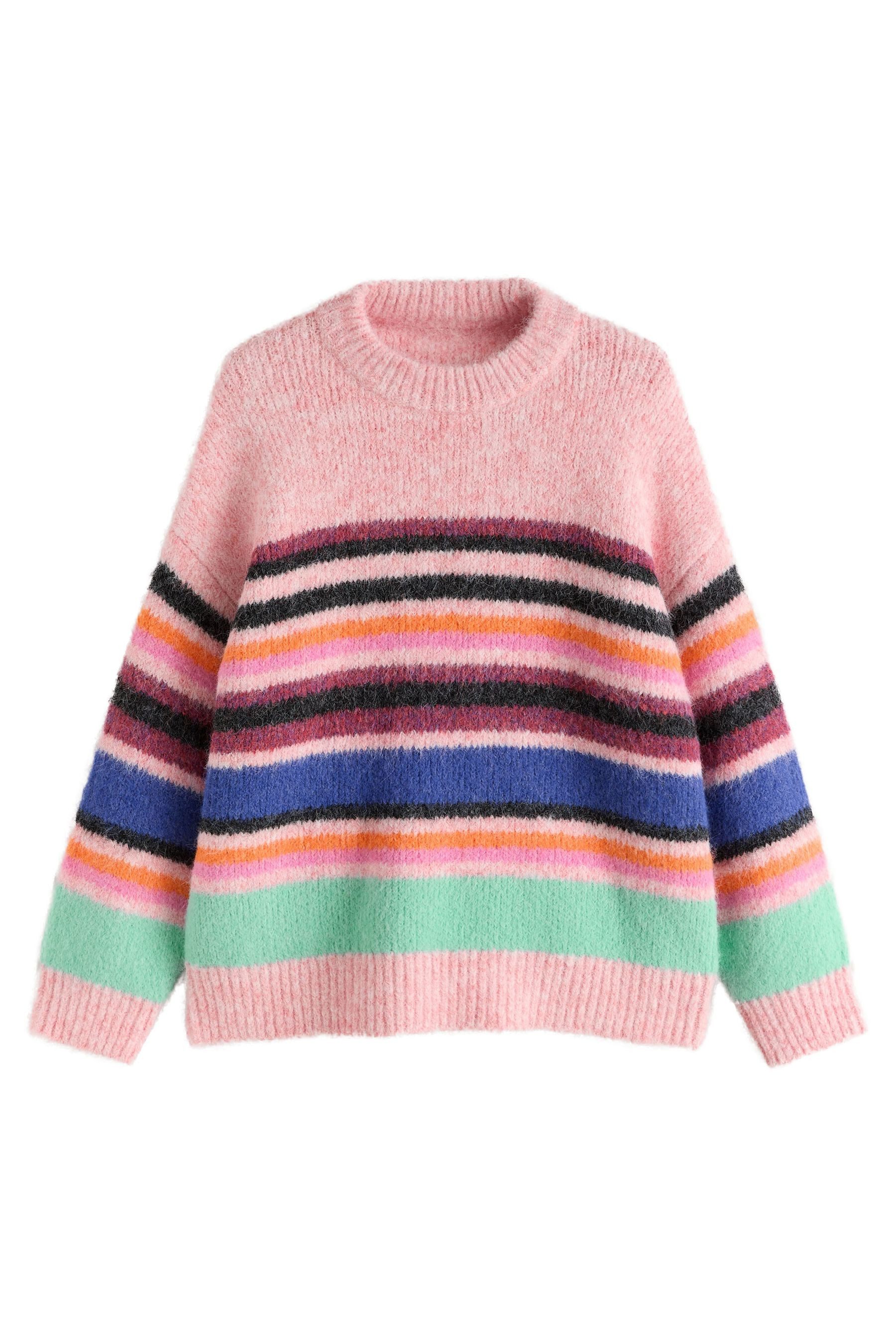 Next Strickpullover Kuscheliger Pullover mit breiten Streifen (1-tlg)