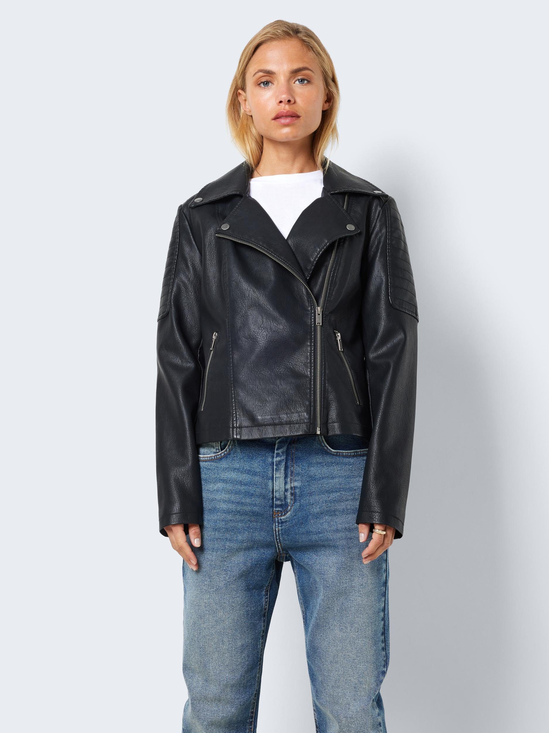 Noisy may Lederimitatjacke NMREBEL L/S JACKET günstig online kaufen
