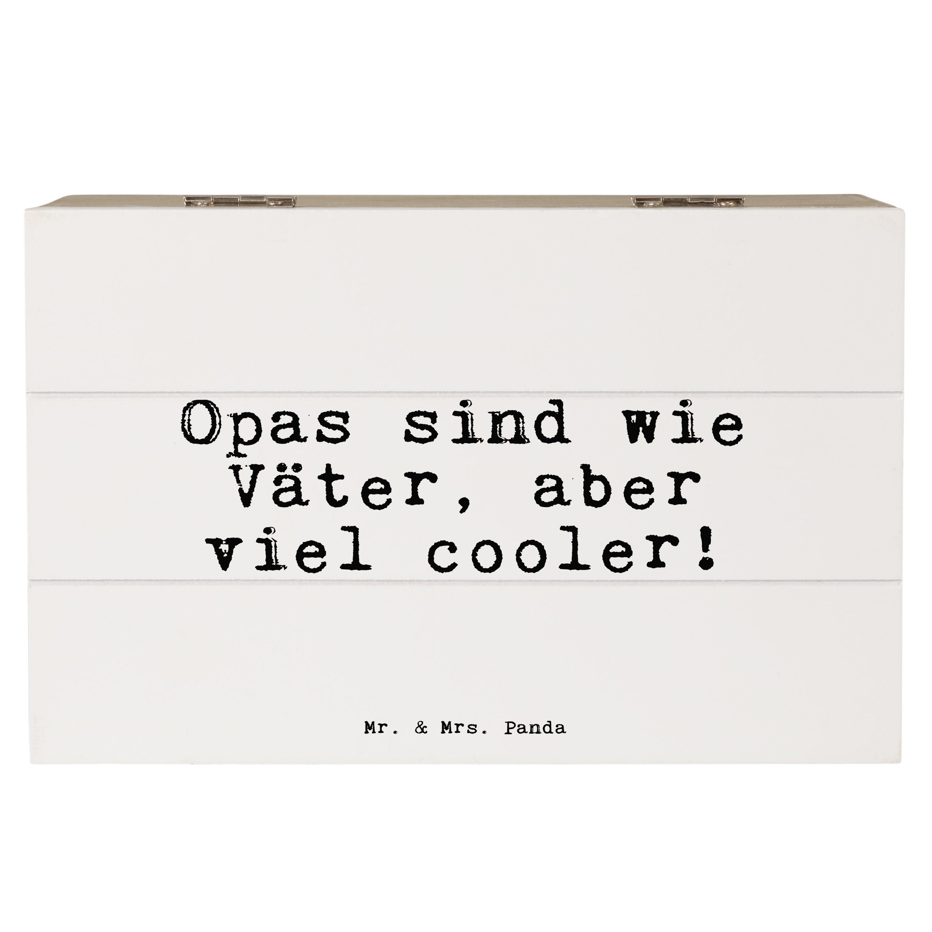 Mr. & Mrs. Panda Dekokiste »Opas sind wie Väter,... Weiß Vatertag