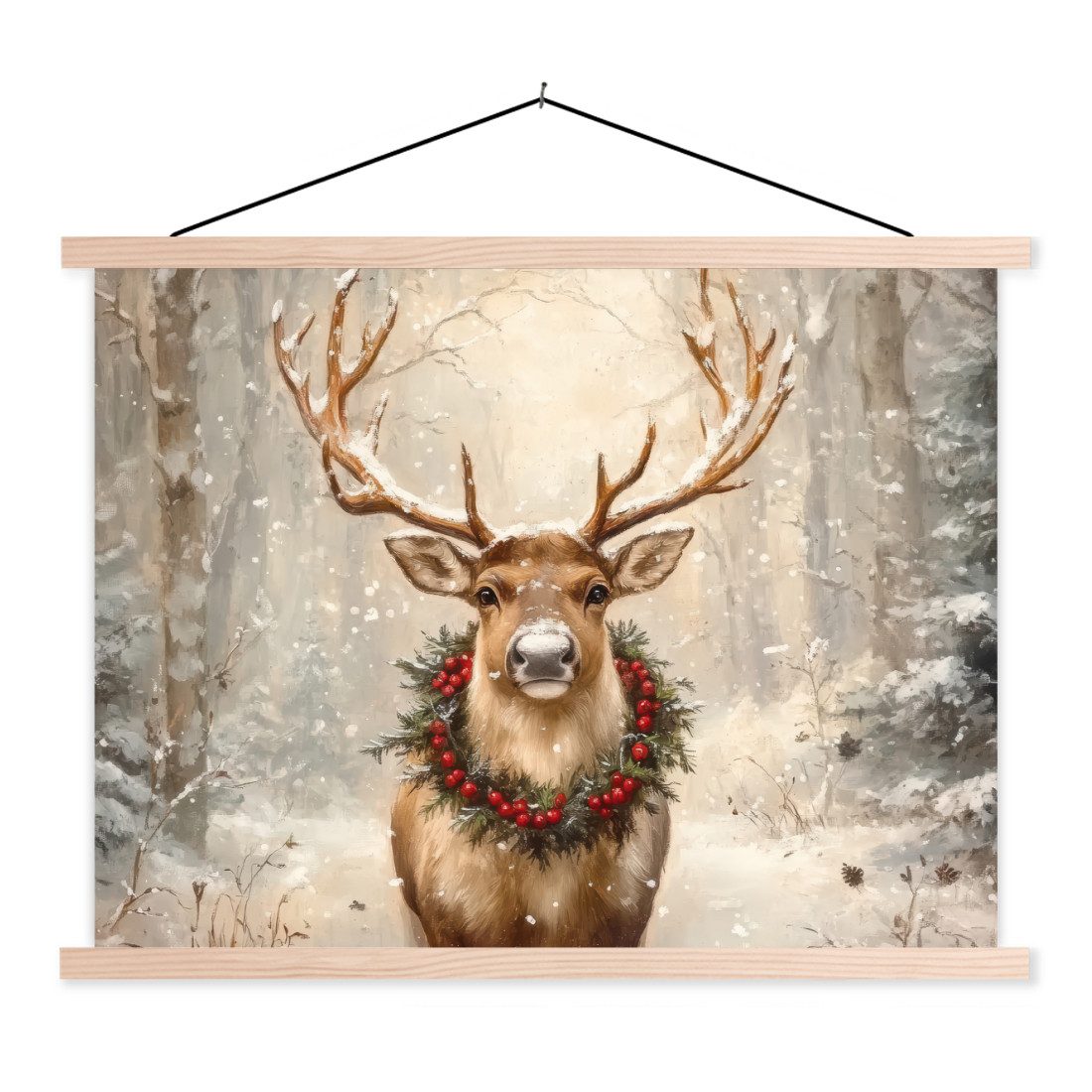 MuchoWow Poster Weihnachten - Rentier - günstig online kaufen