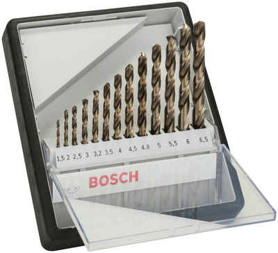 Bosch Professional Metallbohrer Robust Line HSS-Co, (Set, 13-tlg)