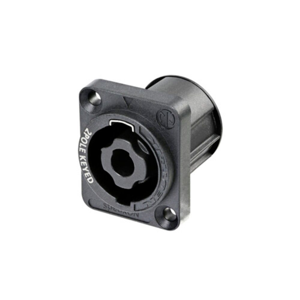 Neutrik NL2MPXX Lautsprecher-Steckverbinder Flanschbuchse, Kontakte ge Audio- & Video-Adapter