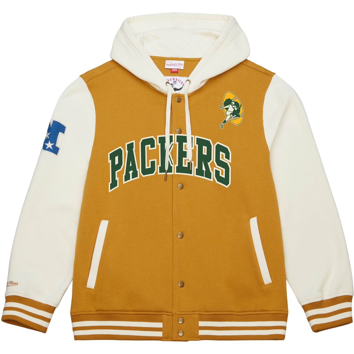 Mitchell & Ness Collegejacke Midweight Green Bay Packers
