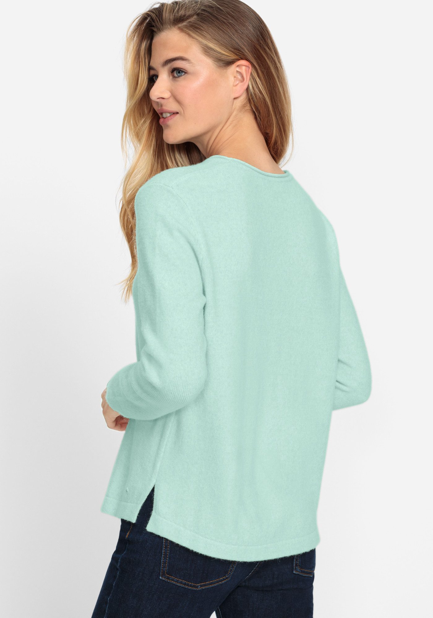 Olsen Rundhalspullover Пуловеры Long Sleeves
