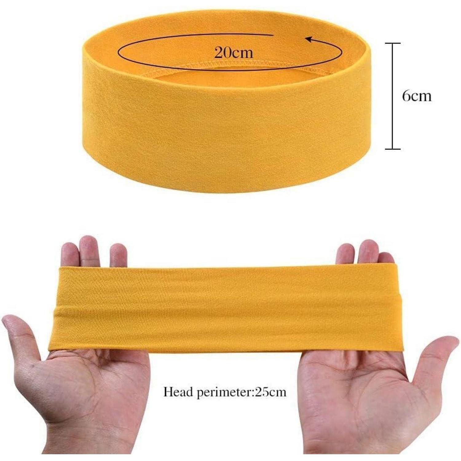 LuxusKollektion Haarband Stirnbänder Sport Unisex Elastisch Dünn AntiRutsch Breite-6PCS