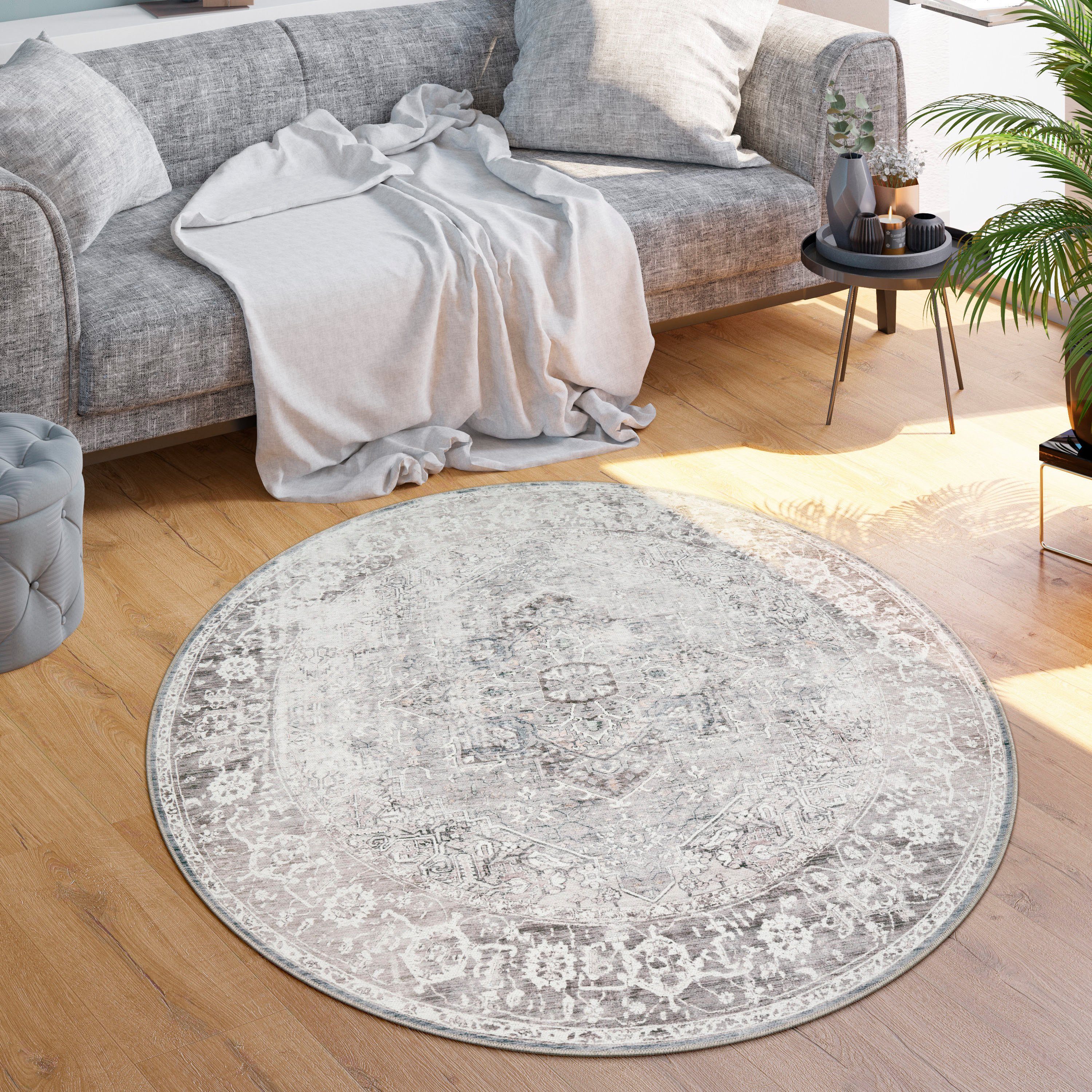 Paco Home Teppich Lyon 333, rund, günstig online kaufen