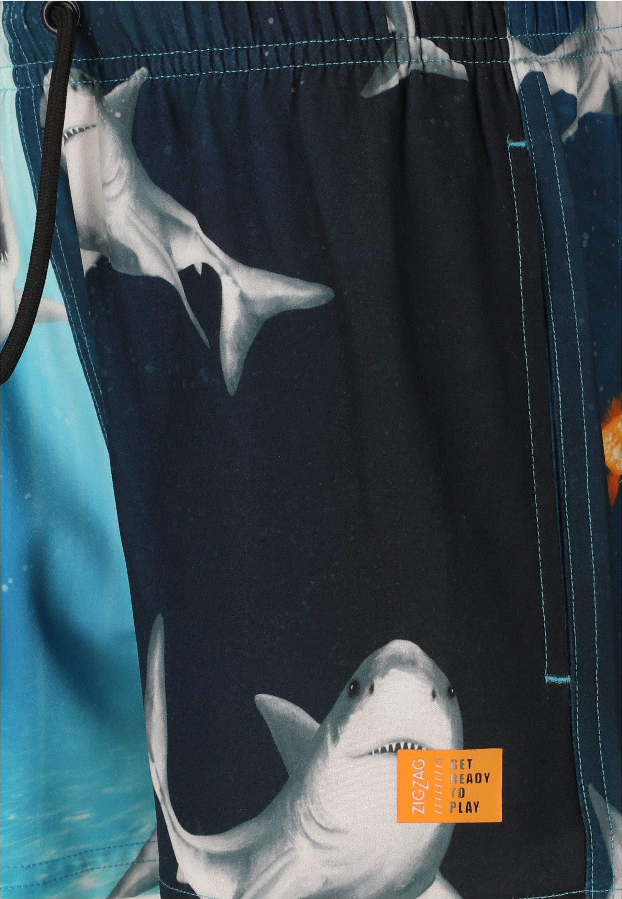 ZIGZAG Badeshorts Sealife (1-St) mit weichem Dehnbund