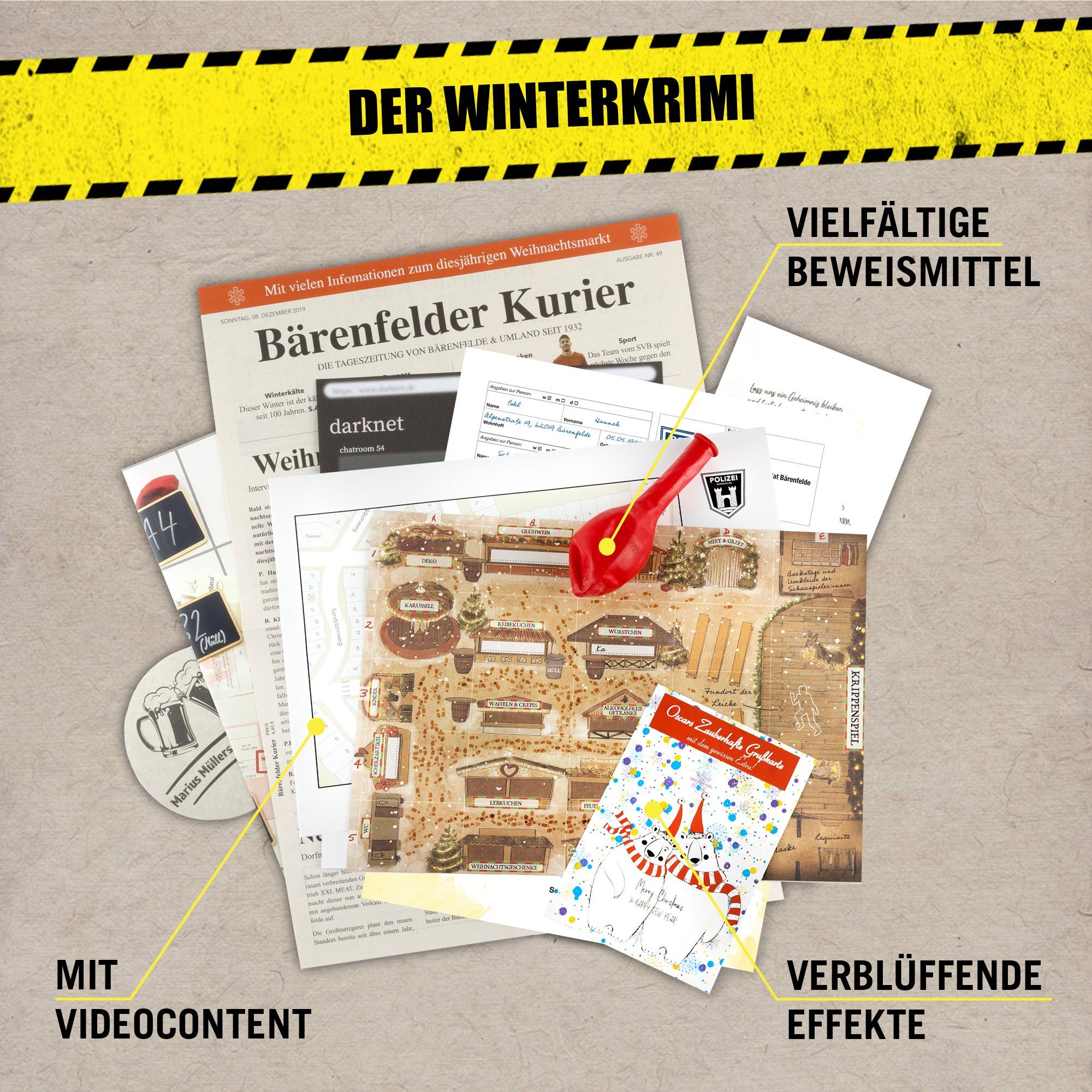 Hidden Games Tatort Spiel, in Germany Eiskaltes Winterkrimi Der Verbrechen, Made