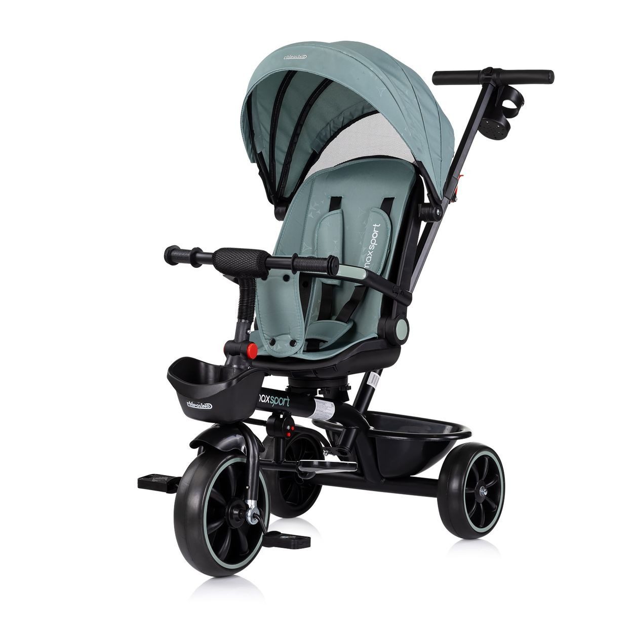 Chipolino Dreirad Tricycle Max Sport 2 in 1, Dreirad, Becherhalter, Sitz um günstig online kaufen