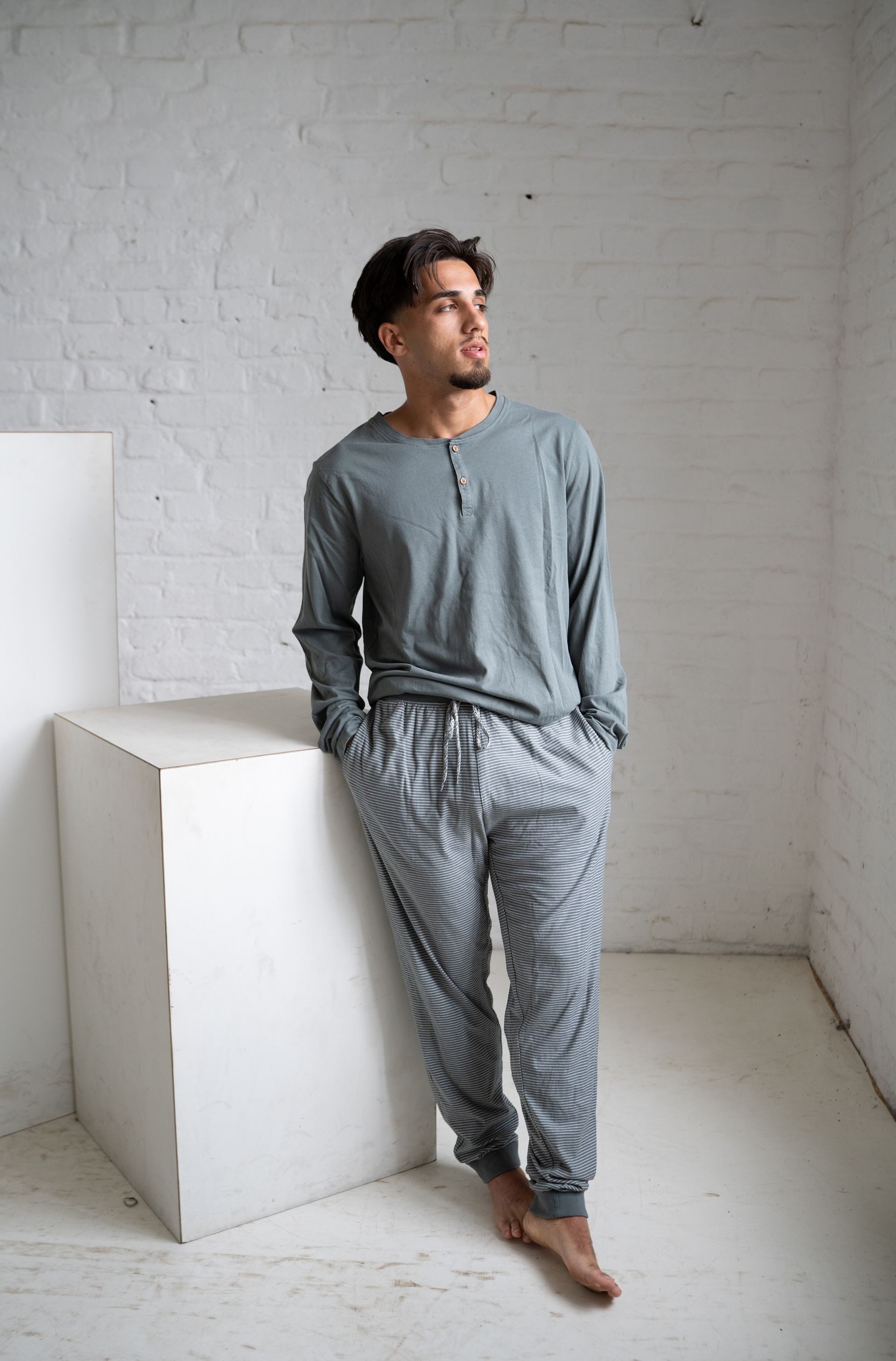 Phil & Co. Pyjamahose Snow Drift (1-tlg., 1-teilig) Herren Schlafhose lang günstig online kaufen