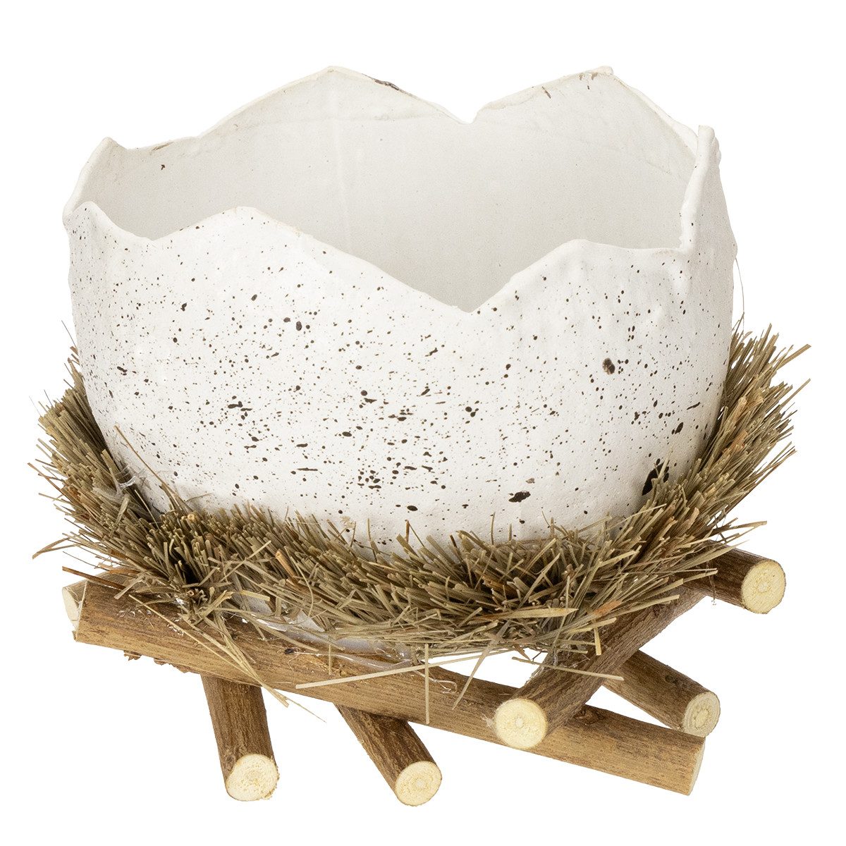 Viana Osterei Osterdeko Schale in Eioptik für kreative Frühlingsgestaltung, 4 Stück