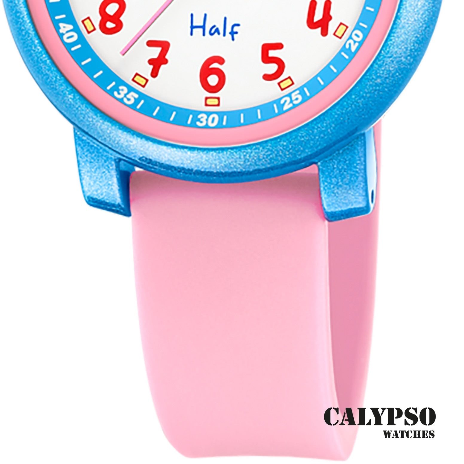 CALYPSO WATCHES Quarzuhr Calypso Kinderuhr Kunststoff Silikon rosa, (Analoguhr), Kinderuhr rund, mittel (32mm) Kunststoff, Silikonarmband, FashionStyle