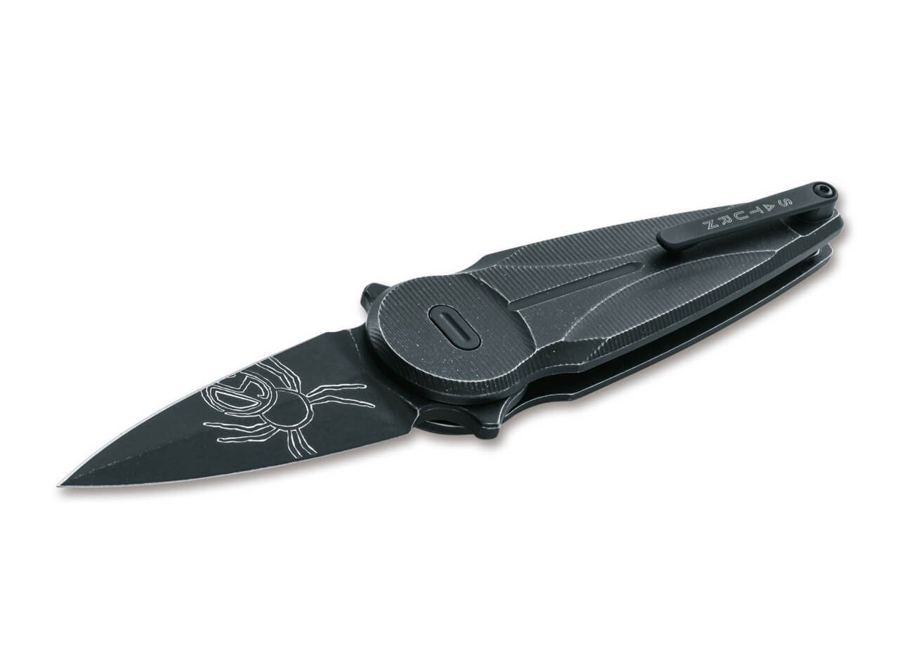 Fox Knives Taschenmesser Fox Black Knives Aluminum Saturn Einhandmesser All
