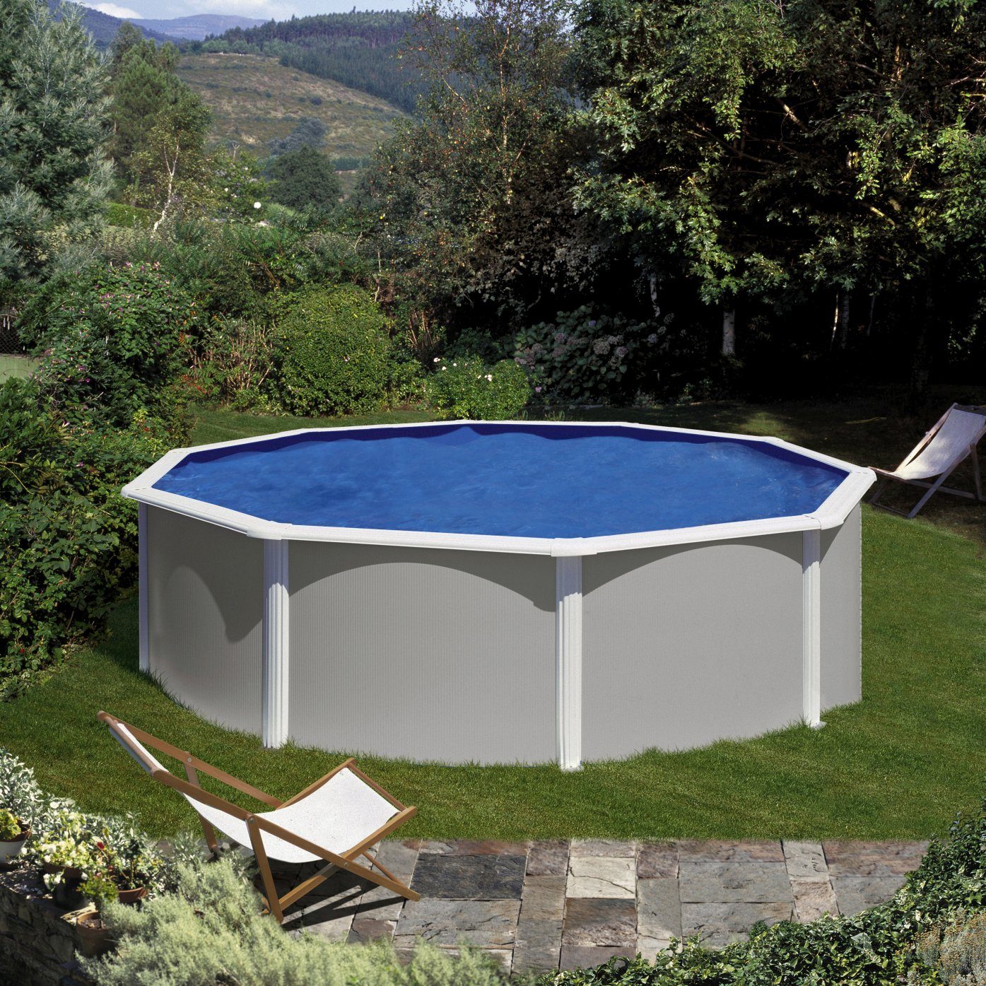 KONIFERA Rundpool MALAGA 1 (Set, 5-tlg), günstig online kaufen