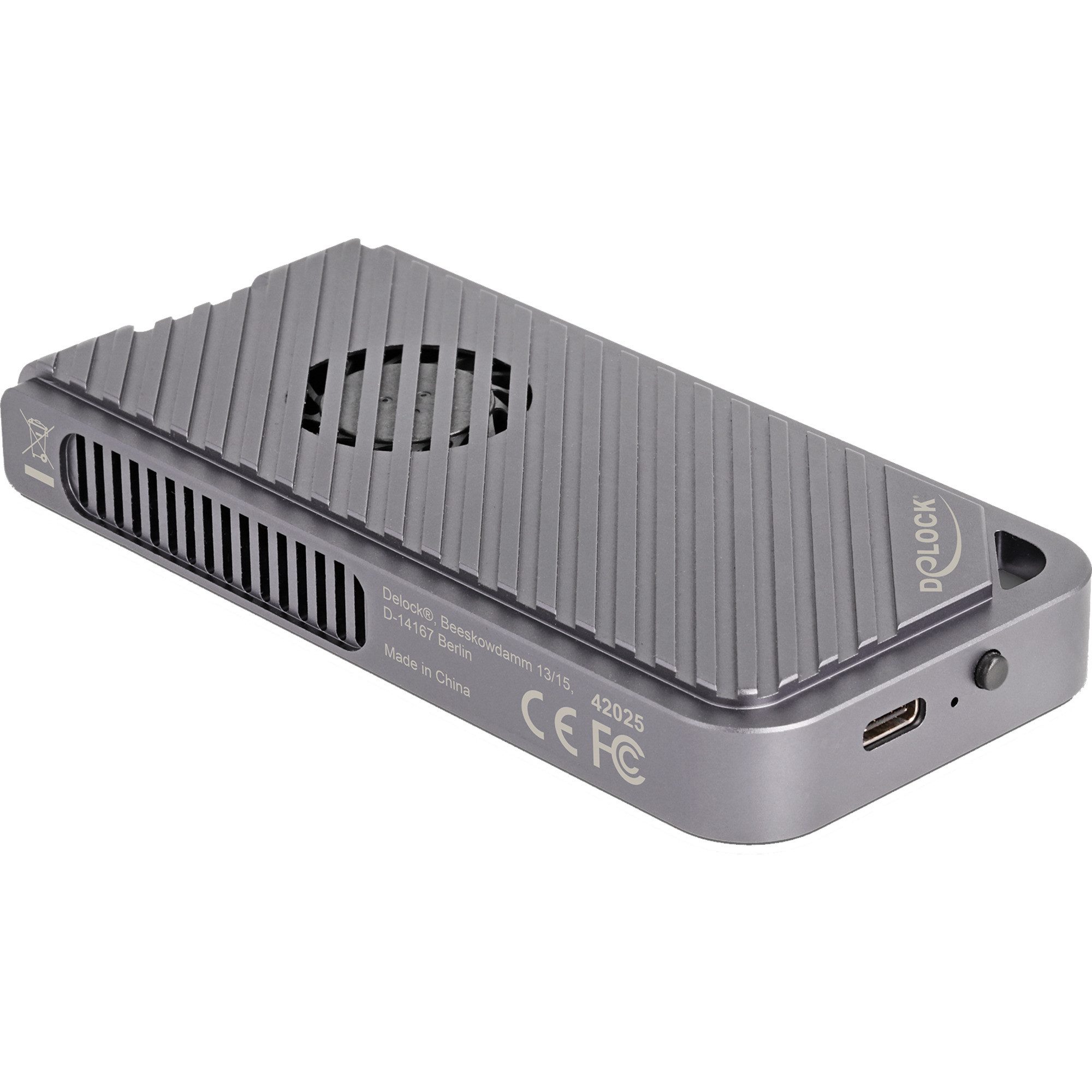 Delock Festplatten-Gehäuse DeLOCK Laufwerksgehäuse M.2 NVMe USB 40 Gbps
