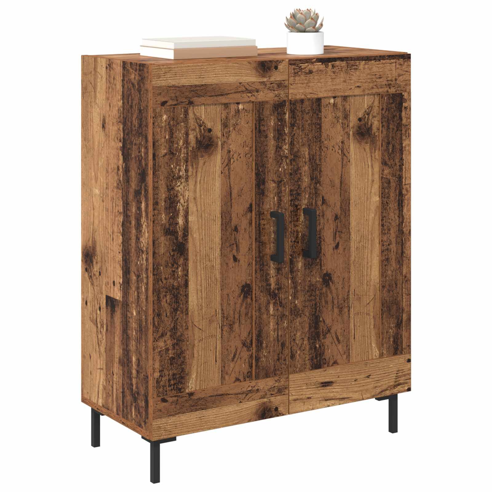 vidaXL Sideboard Sideboard Altholz 69,5 x 34 x 90 cm Verbundholz und Eisen (1 St)