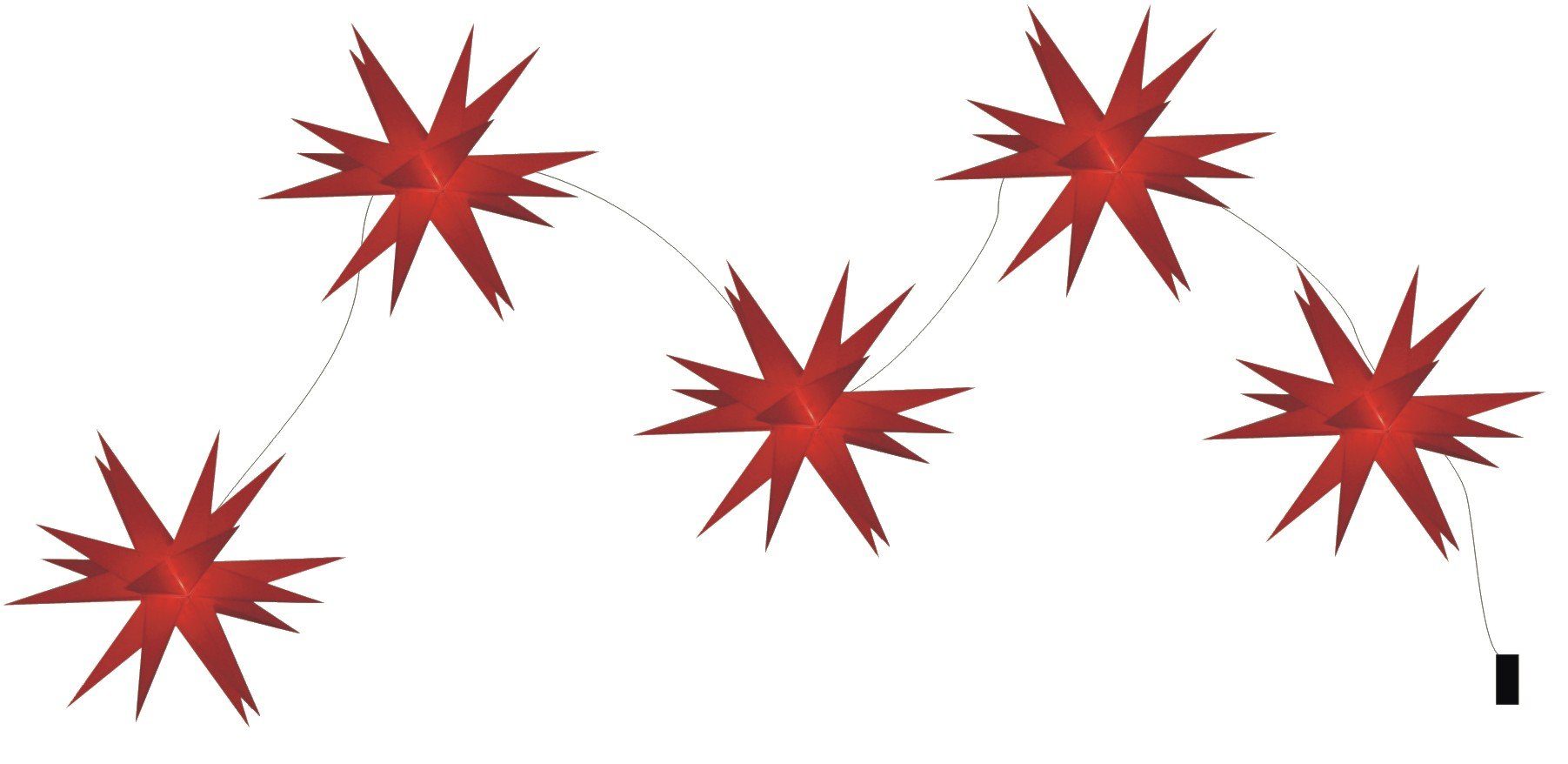 Guru-Shop LED-Stern für außen LED Ministern Baltasar für innen und außen -.., LED-Leuchtmittel fest verbaut