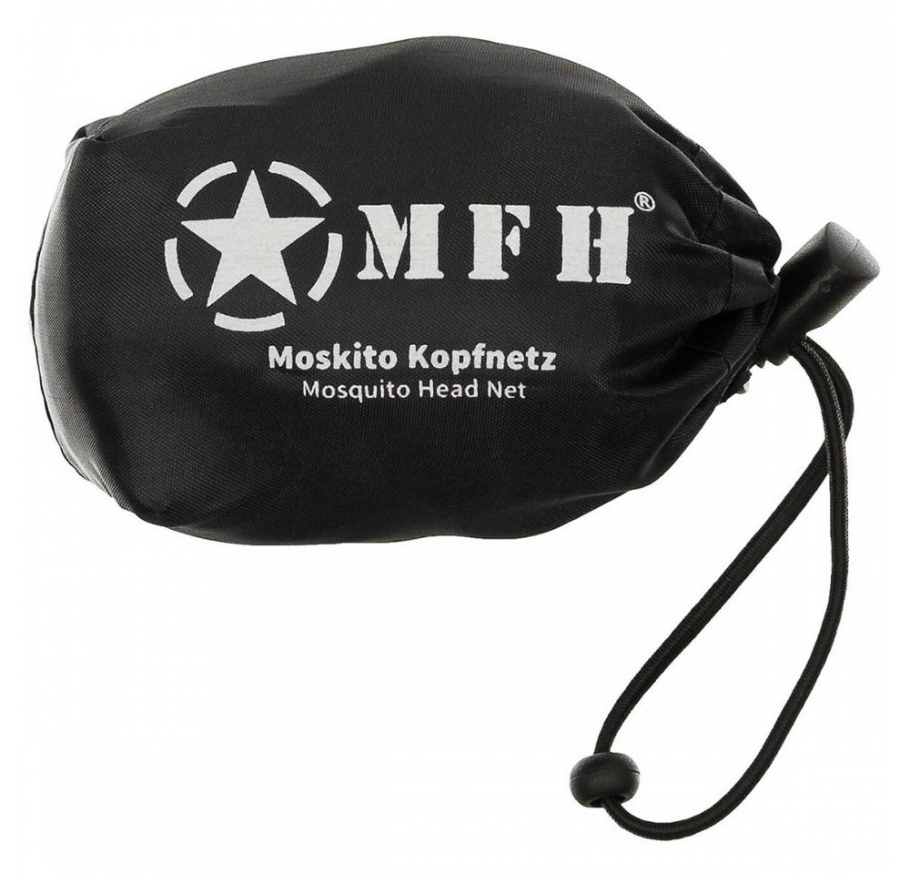Thumbnail - MFH Moskitonetz MFH Moskito Kopfnetz, oliv, kompakt und tragbar. (Kopfnetz)