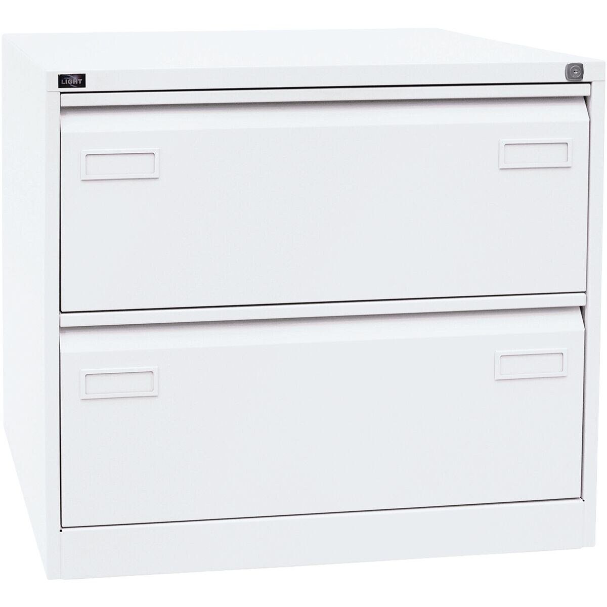 Bisley Light Hängeregisterschrank Light aus Stahl, ohne Sockel, A4