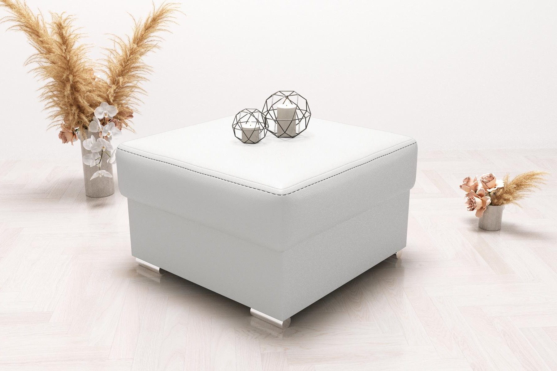 Xlmoebel Hocker Polsterhocker Pufa in verschiedenen Farben, vielseitig einsetzbar (Hocker), Hergestellt in Europa