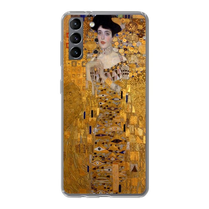 MuchoWow Handyhülle Porträt von Adèle Bloch-Bauer I - Gemälde von Gustav Klimt Phone Case Handyhülle Samsung Galaxy S21 Plus Silikon Schutzhülle