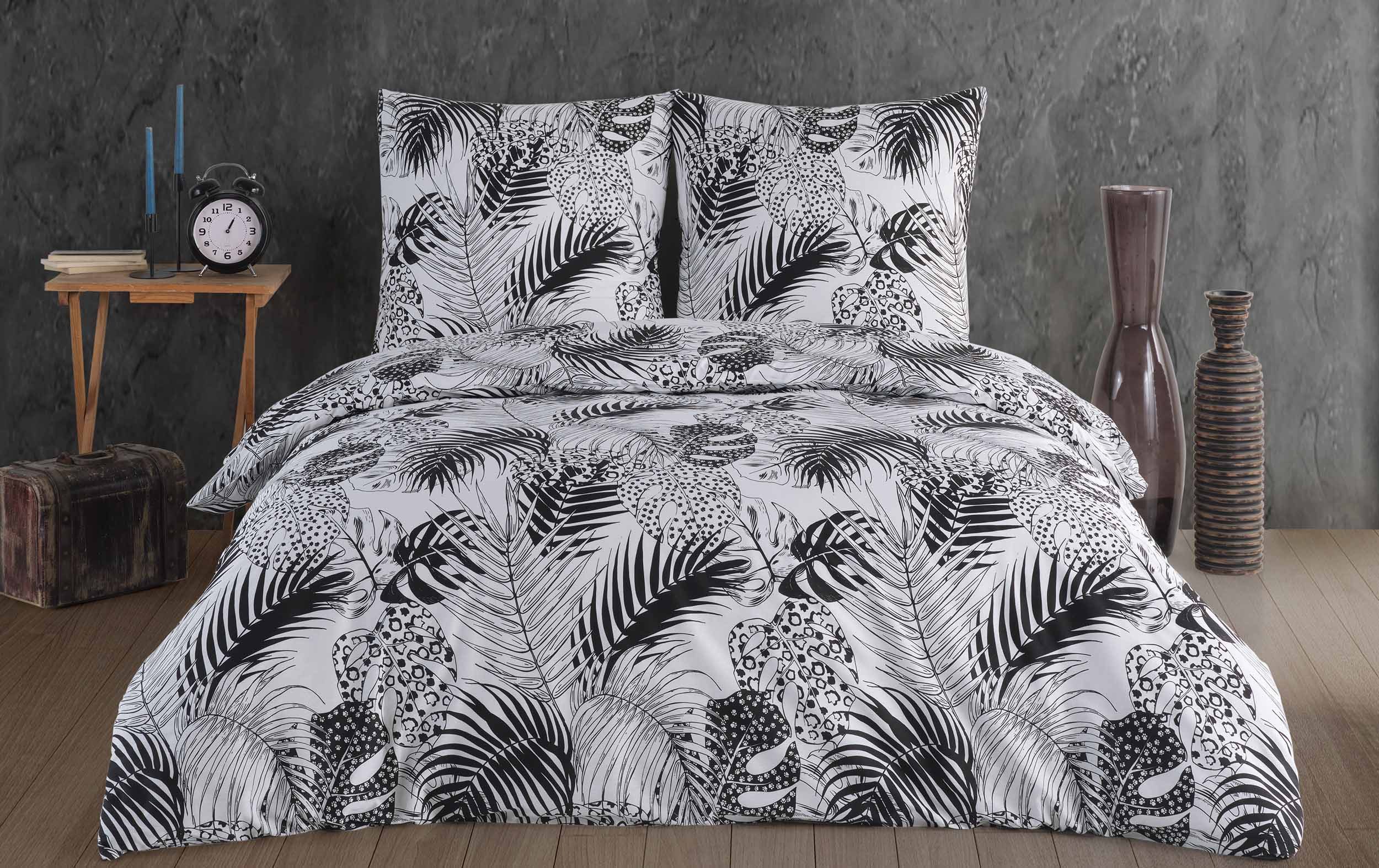 Buymax Bettwäsche Bettbezug-Set Exotic 100% Baumwolle, Baumwolle, 4 teilig, günstig online kaufen