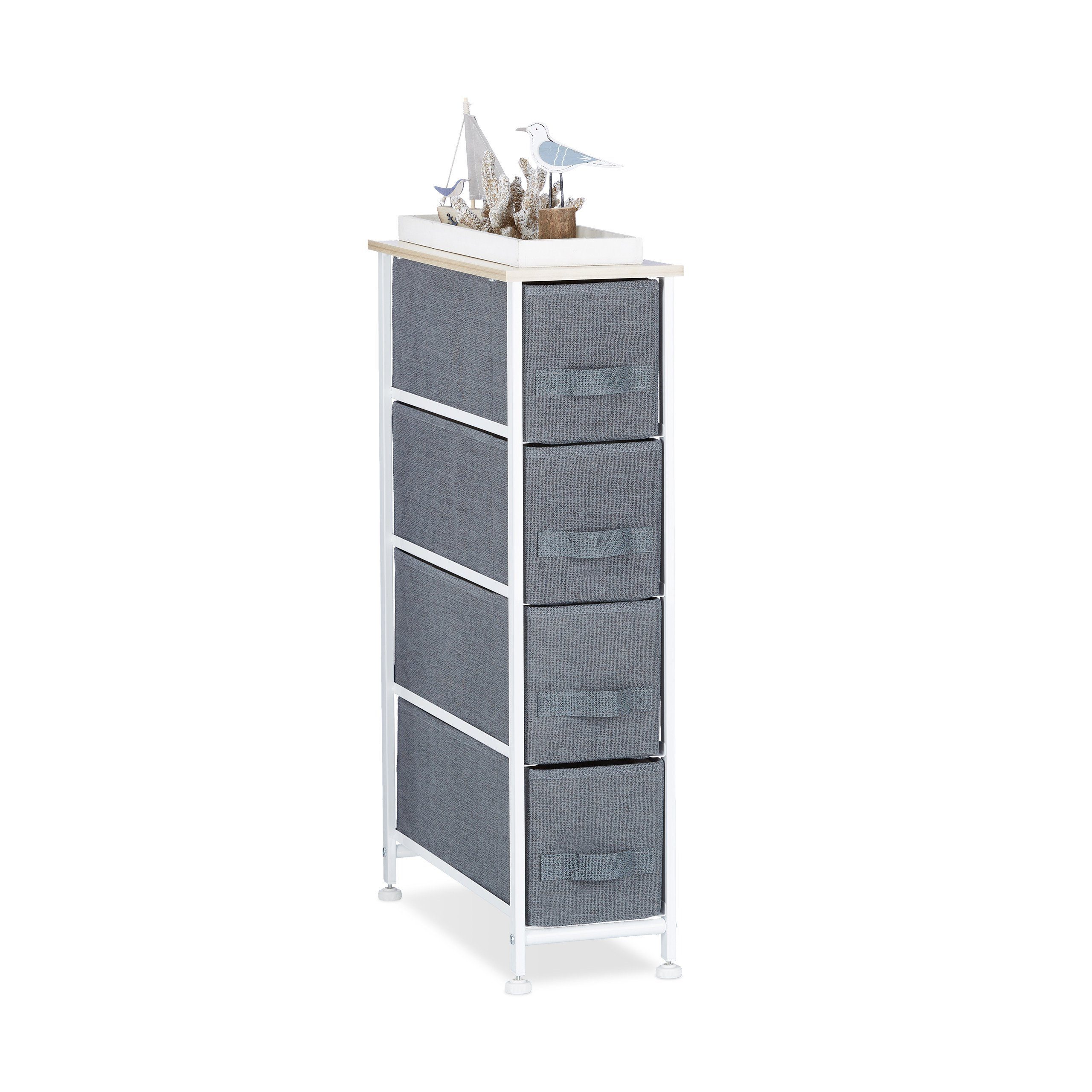 relaxdays Standregal Regalsystem verschiedene Varianten grau, günstig online kaufen