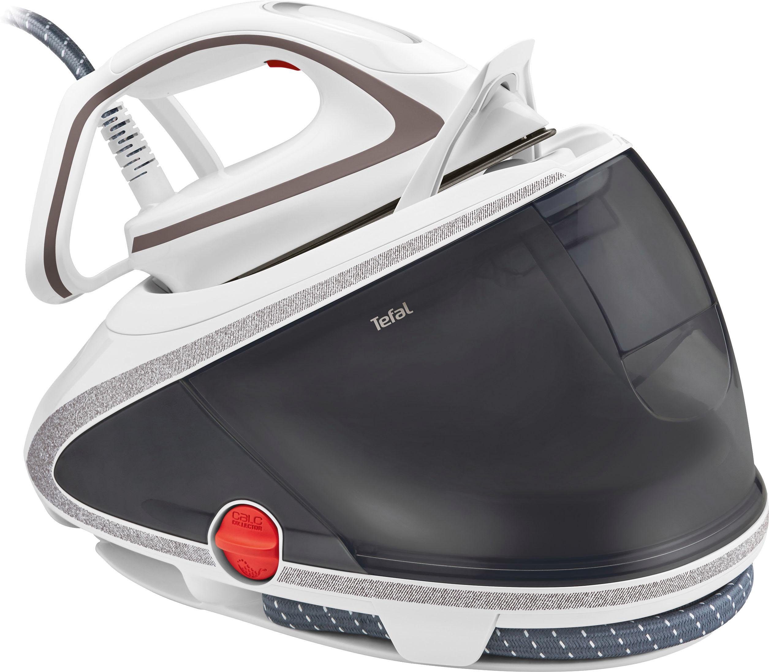 Tefal Dampfbügelstation GV9567 Pro Express Ultimate, 1900 ml Wassertank,  155 g/Min. Dampfleistung, 500 g/Min. extra Dampfstoß, Kalk-Kollektor, Extra  Dampfstoß von bis zu 500 g/Min. für hartnäckige Falten und dicke Stoffe