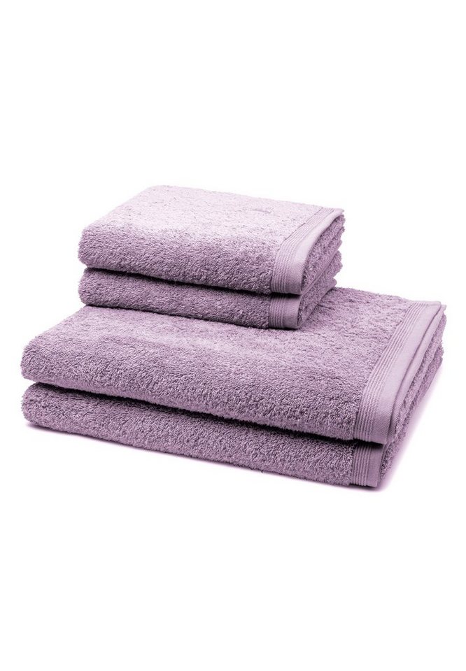 Möve Handtuch Set Superwuschel, Walkfrottee, (Spar-Set, 4-tlg), 2 X Handtuch  2 X Duschtuch im Set - Baumwolle - Extraweiches Handtuch