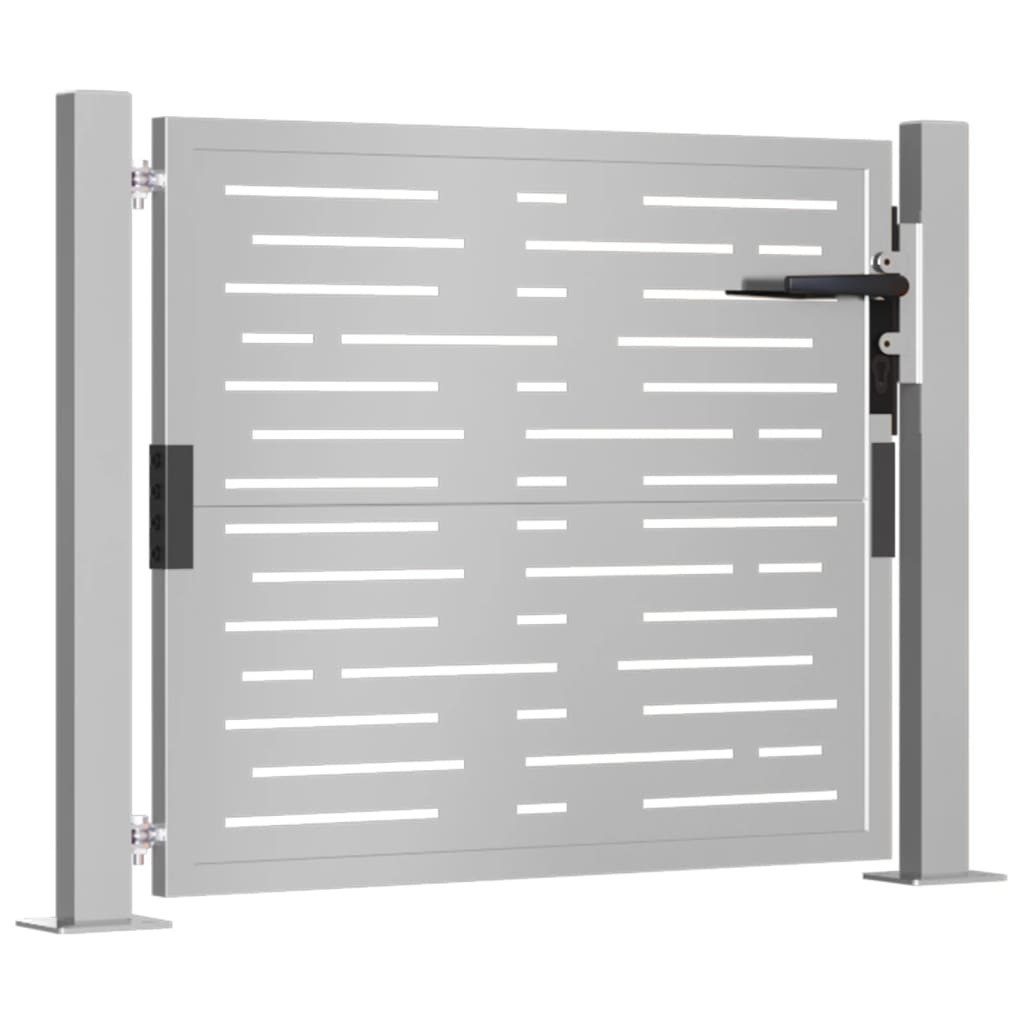 vidaXL Gartentor 100 x 75 cm Gartentor 105x80 cm Cortenstahl Quadratisches Design Absch