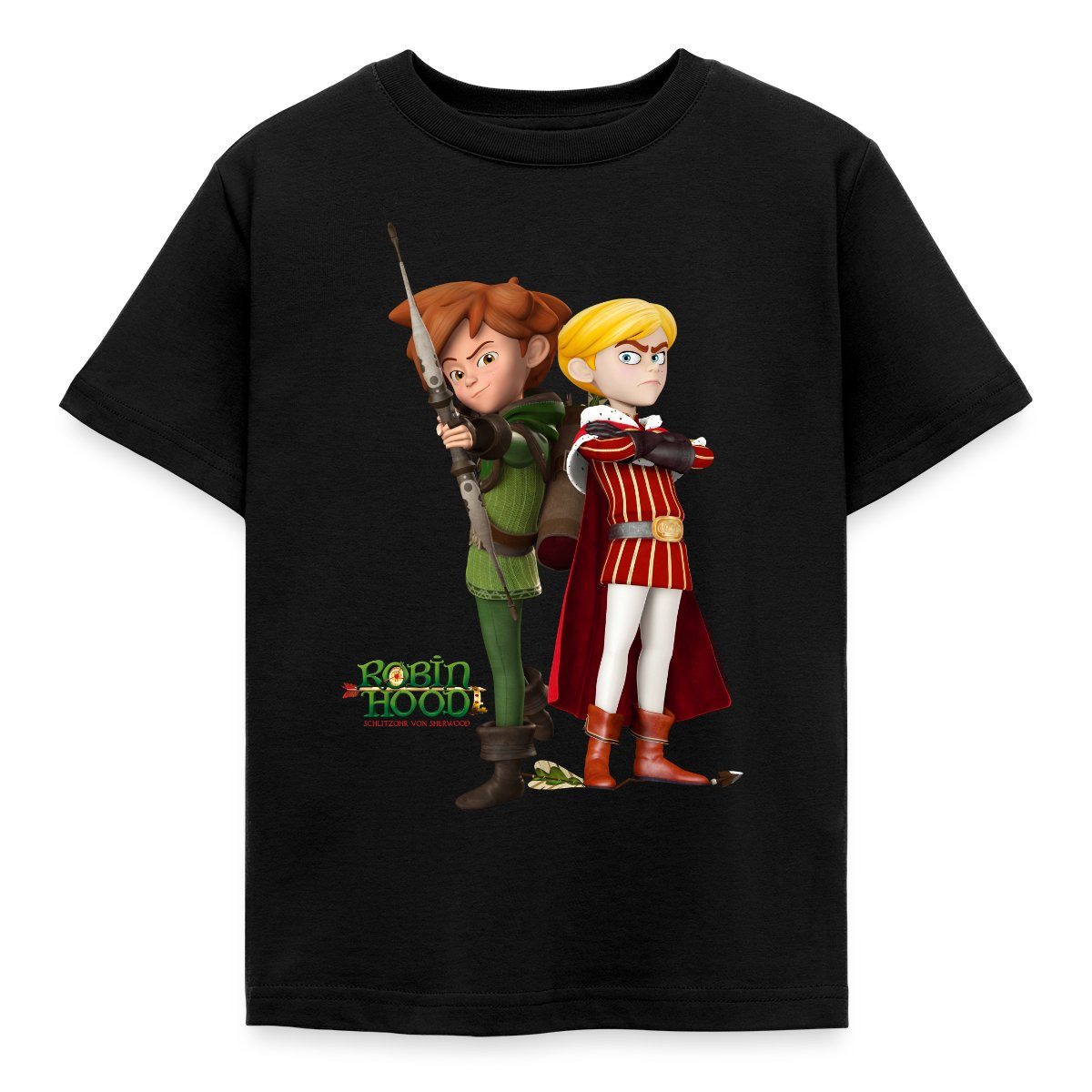 Spreadshirt T-Shirt Robin Hood Und Prinz John Kinder T-Shirt (1-tlg)