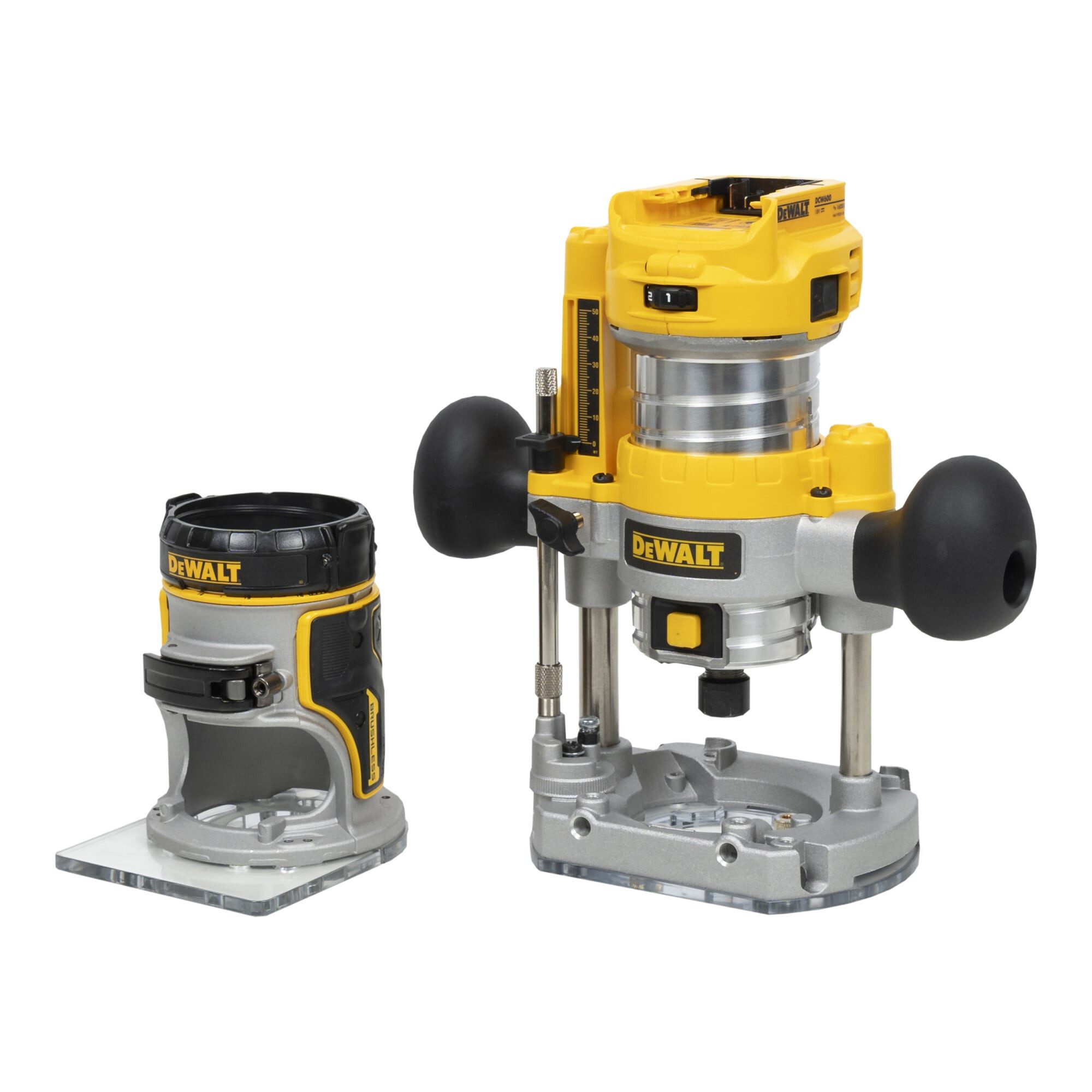 DeWalt Oberfräse DEWALT Akku-Kombifräse, 18 V DCW604NT-XJ Solo