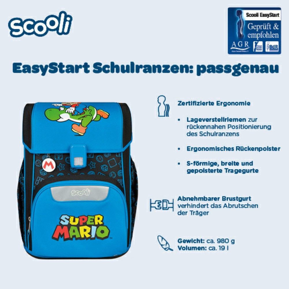 Scooli Schulranzen 1.Klasse Jungen EasyStart in unterschiedlichen Sets