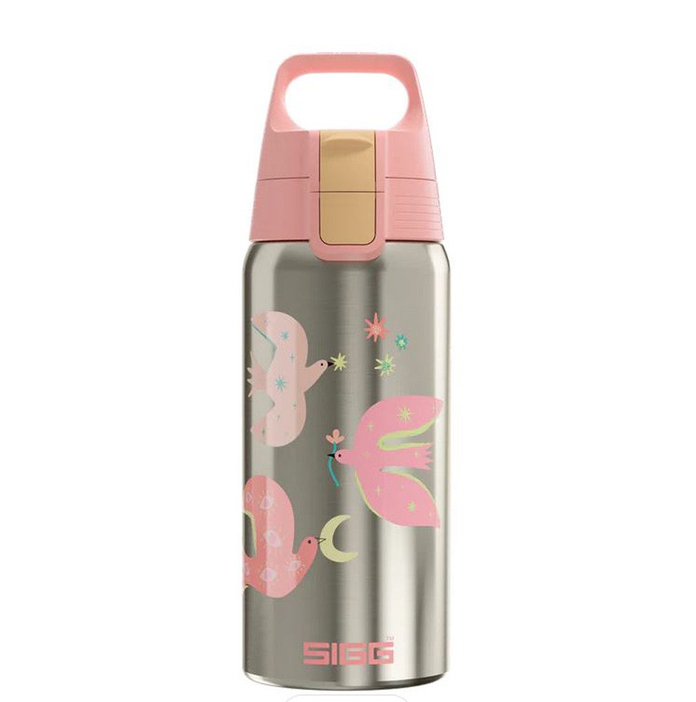 Sigg Isolierflasche Robuste Kinder-Trinkflasche mit farbenfrohen Designs, 100 % auslaufsicher und auch für kohlensäurehaltige Getränke geeignet