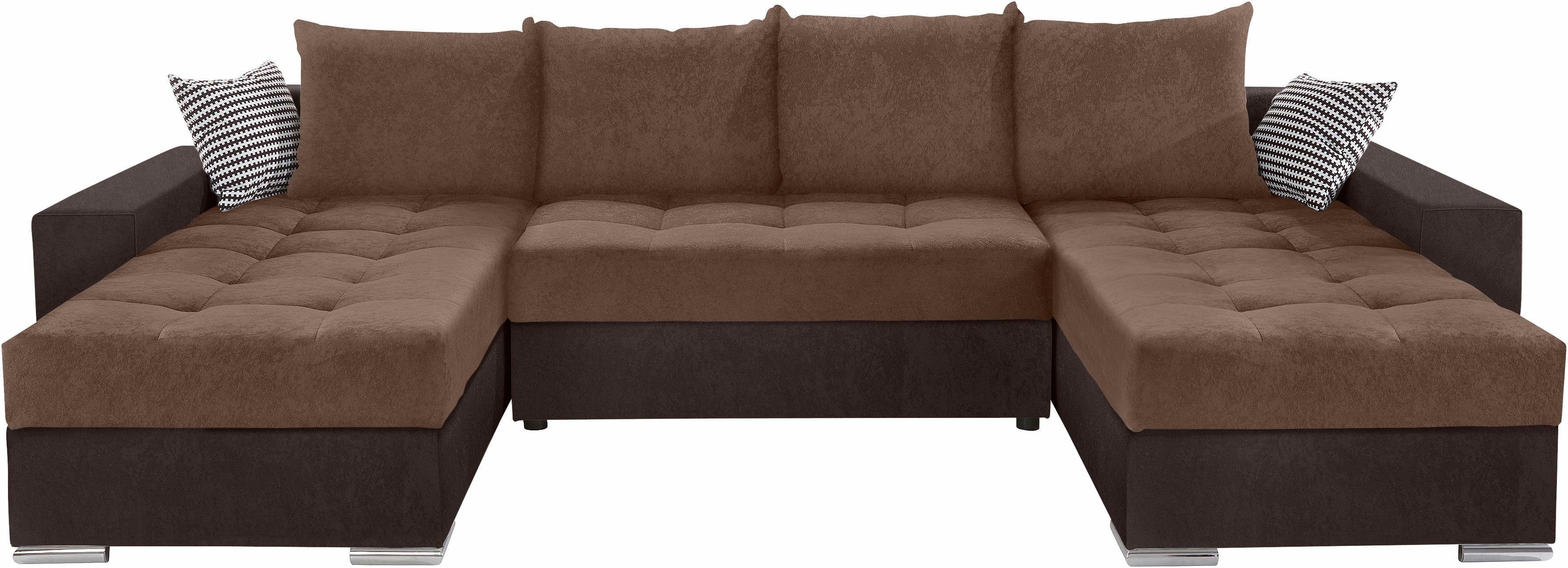 COLLECTION AB Wohnlandschaft "XL-Josy U-Form, Breite 313 cm, Kunstleder-Mix günstig online kaufen