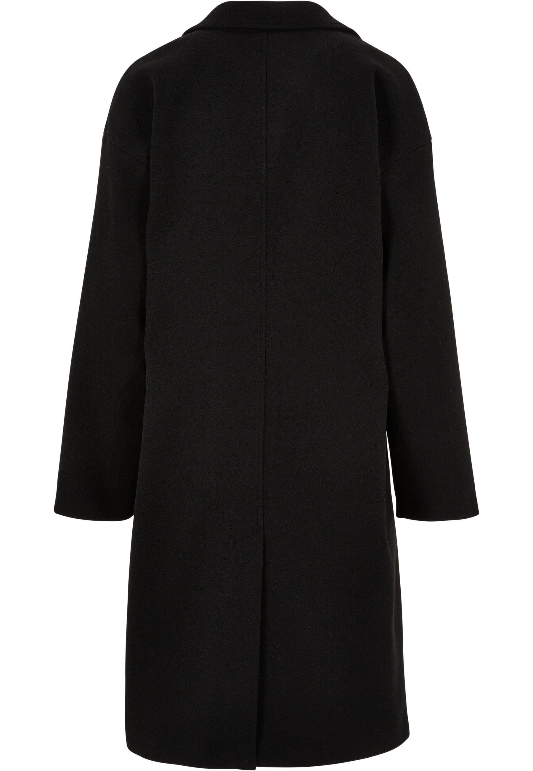 Oversized Damen URBAN (1-St) Coat Long Langjacke black CLASSICS Ladies