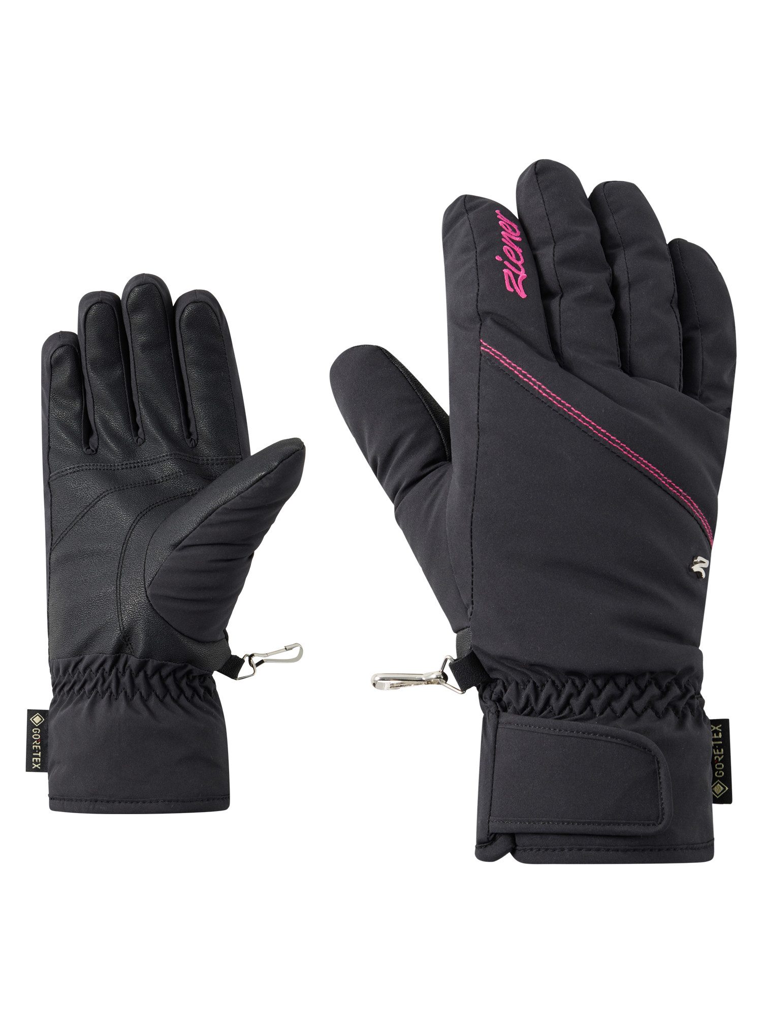Ziener Skihandschuhe KATYMY-Z GORE‑TEX® DAMEN wasserdicht, winddicht, atmungsaktiv, wärmendes Plüschfutter