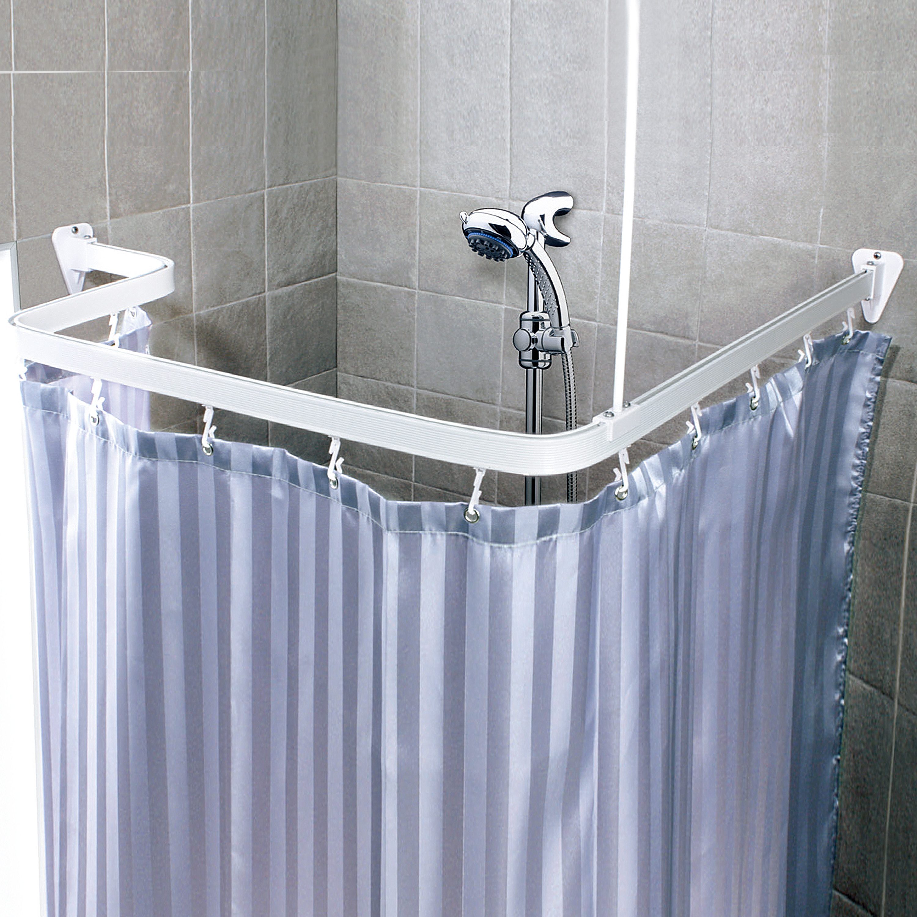 Euroshowers GmbH Duschvorhangstange Duschvorhangstange Flexibel 3 x 1 Meter günstig online kaufen