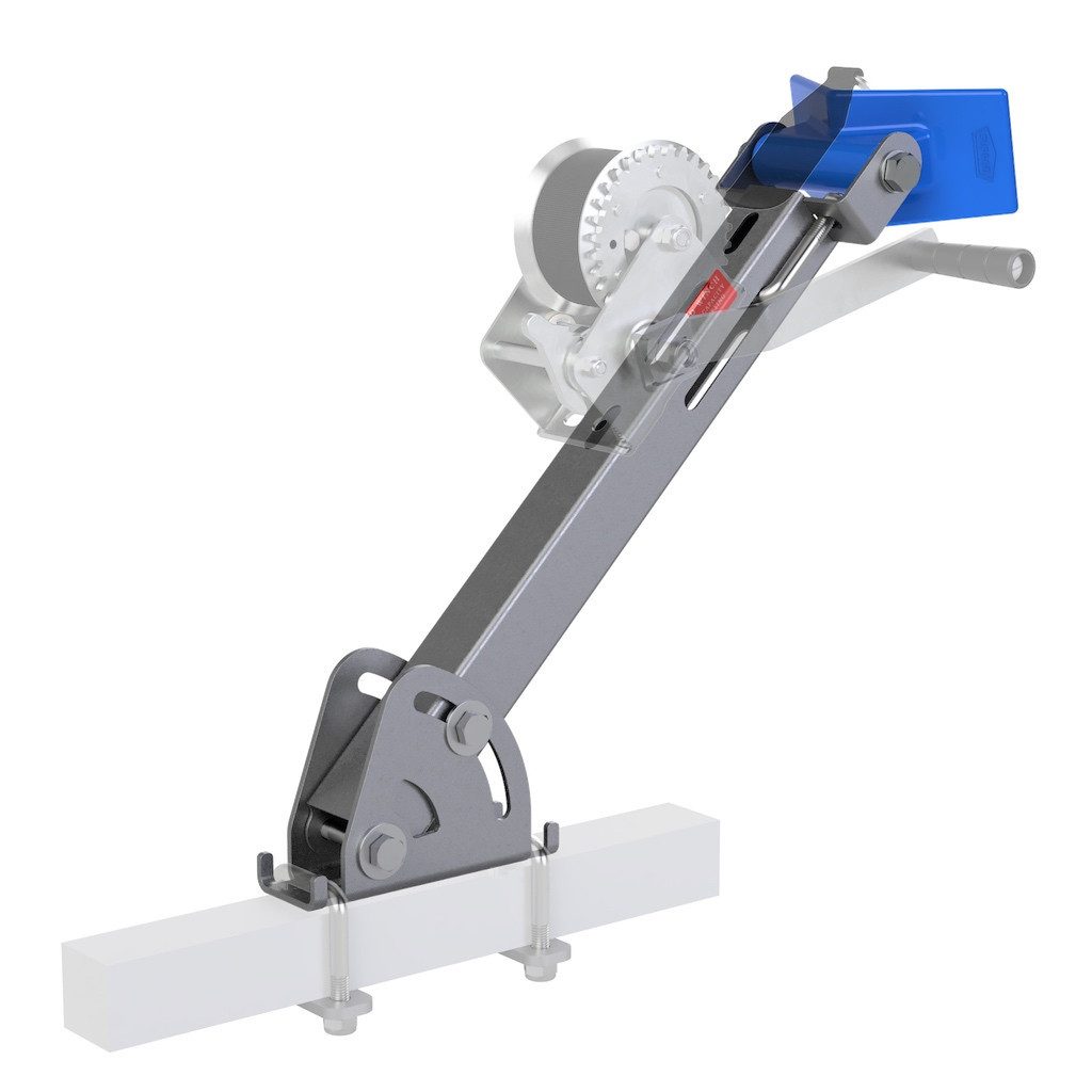 Bügelschraube M12 Bugmaul BlueLne A-73 Mm/100° Polyurethan Bugstütze | Boot Bughalter Bugaufnahme 75mm 120° Abriebfrei Sliphilfe Boot Anhänger